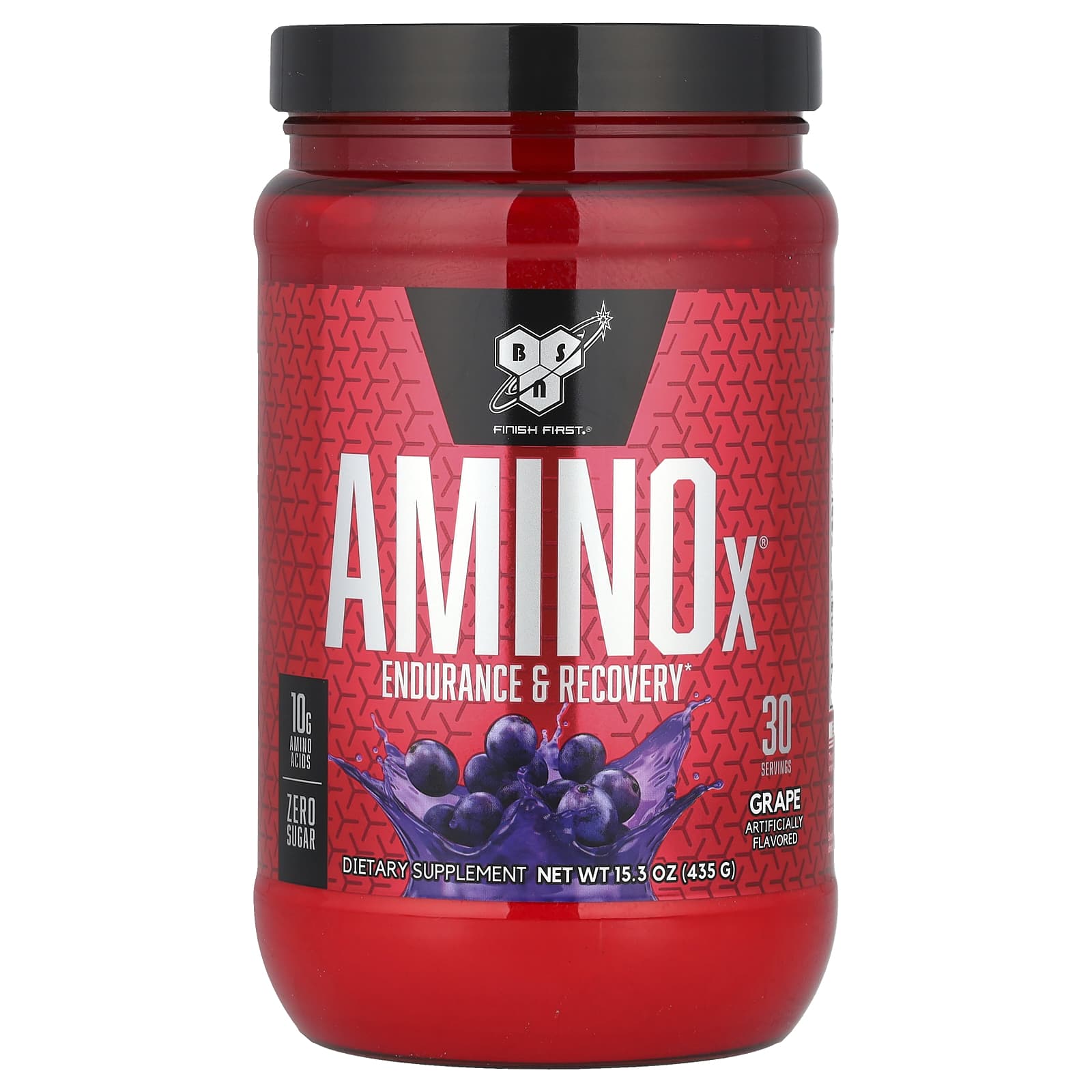 BSN Amino-X для выносливости и восстановления со вкусом винограда 435 г 153 унции 4690₽