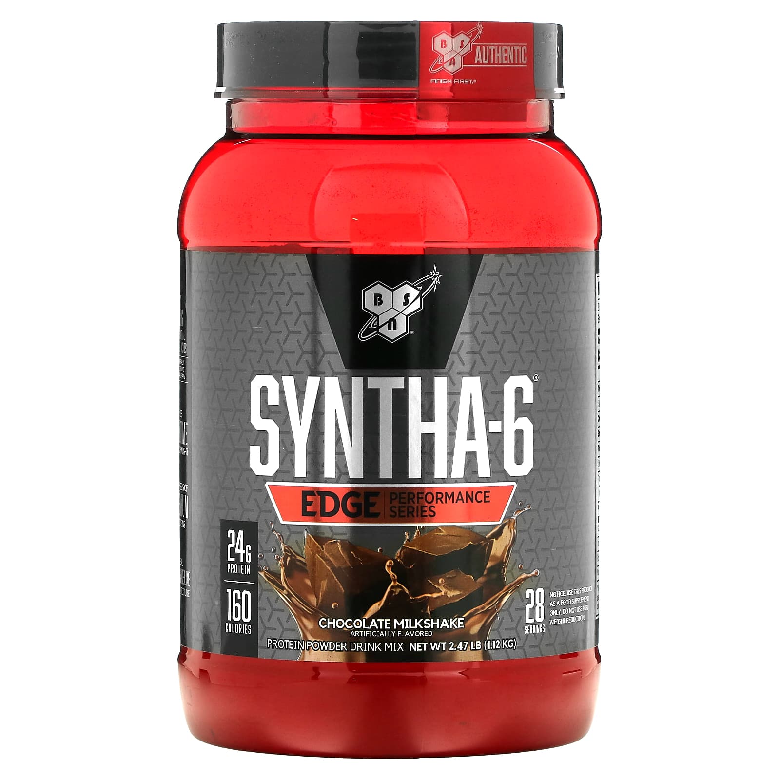 BSN Syntha-6 Edge протеиновая порошковая смесь шоколадный молочный коктейль 112 кг 247 фунта 8090₽