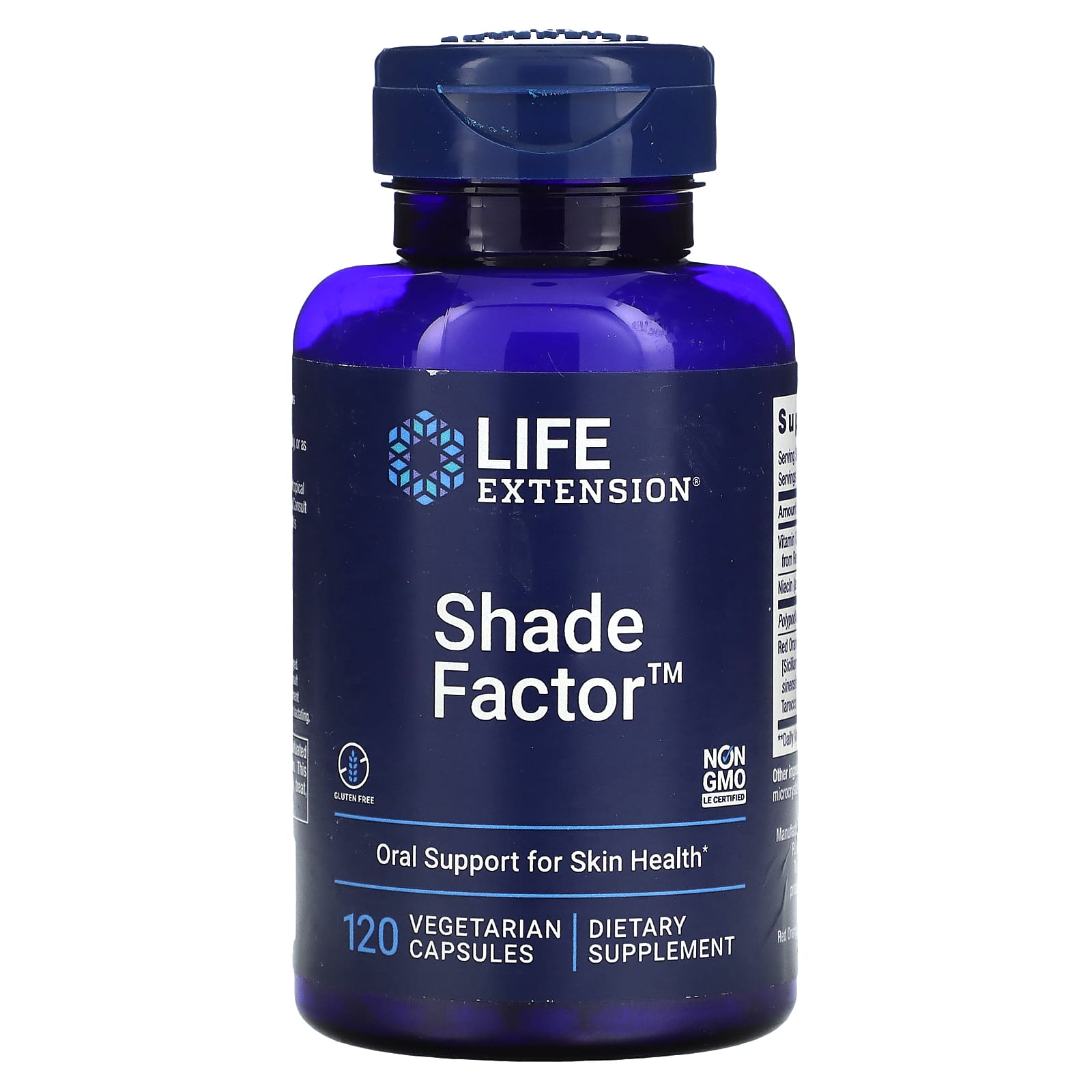 Life Extension Shade Factor 120 вегетарианских капсул 6290₽