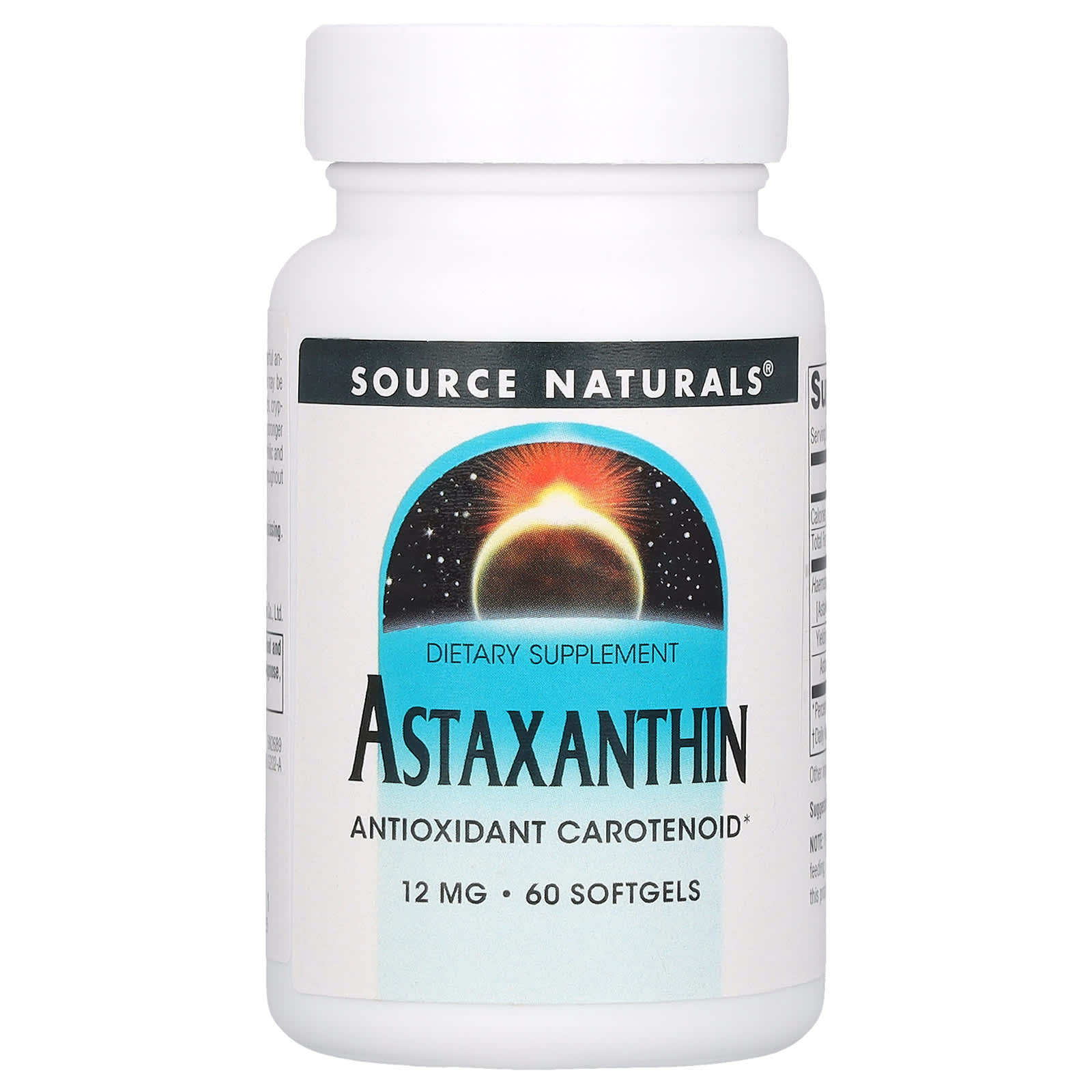 Source Naturals астаксантин 12 мг 60 мягких таблеток 7890₽