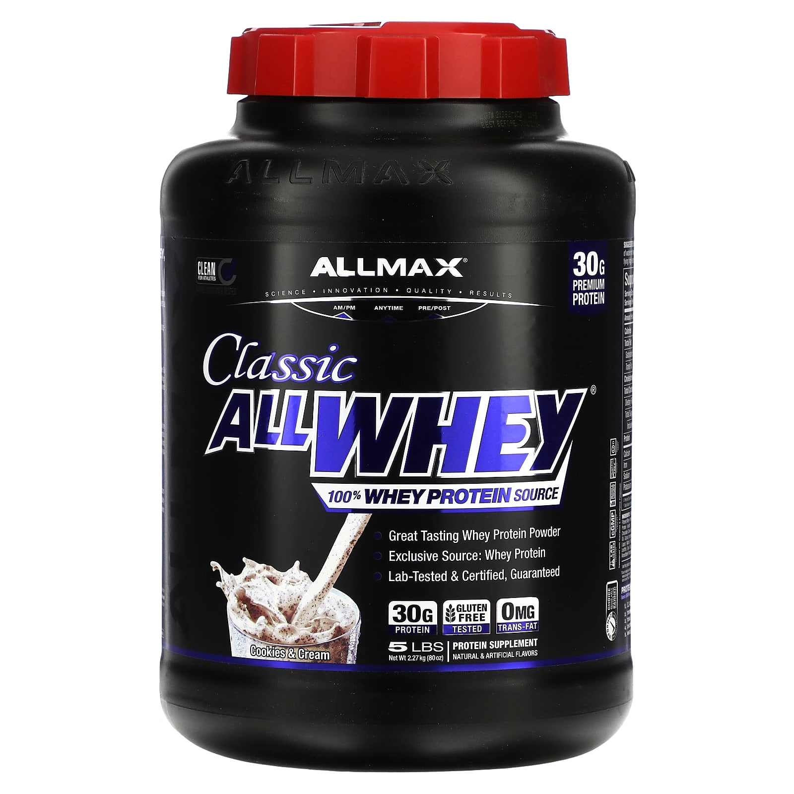 ALLMAX AllWhey Classic 100 сывороточный белок печенье и сливки 5 фунтов 227 кг 14090₽
