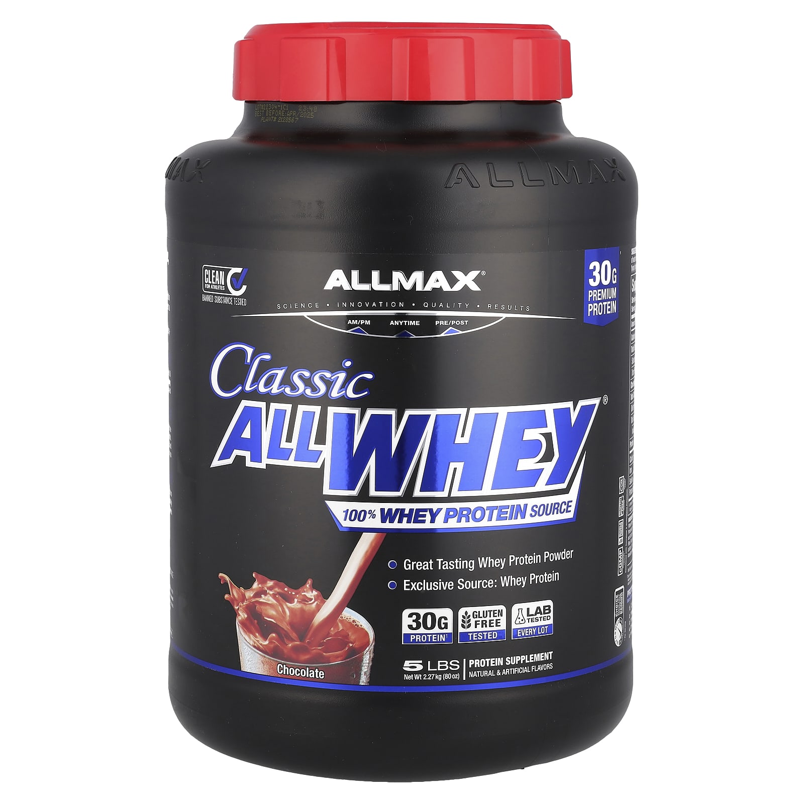 ALLMAX Classic AllWhey 100 Whey Protein 100 сывороточный протеин шоколад 227 кг 5 фунтов 15690₽