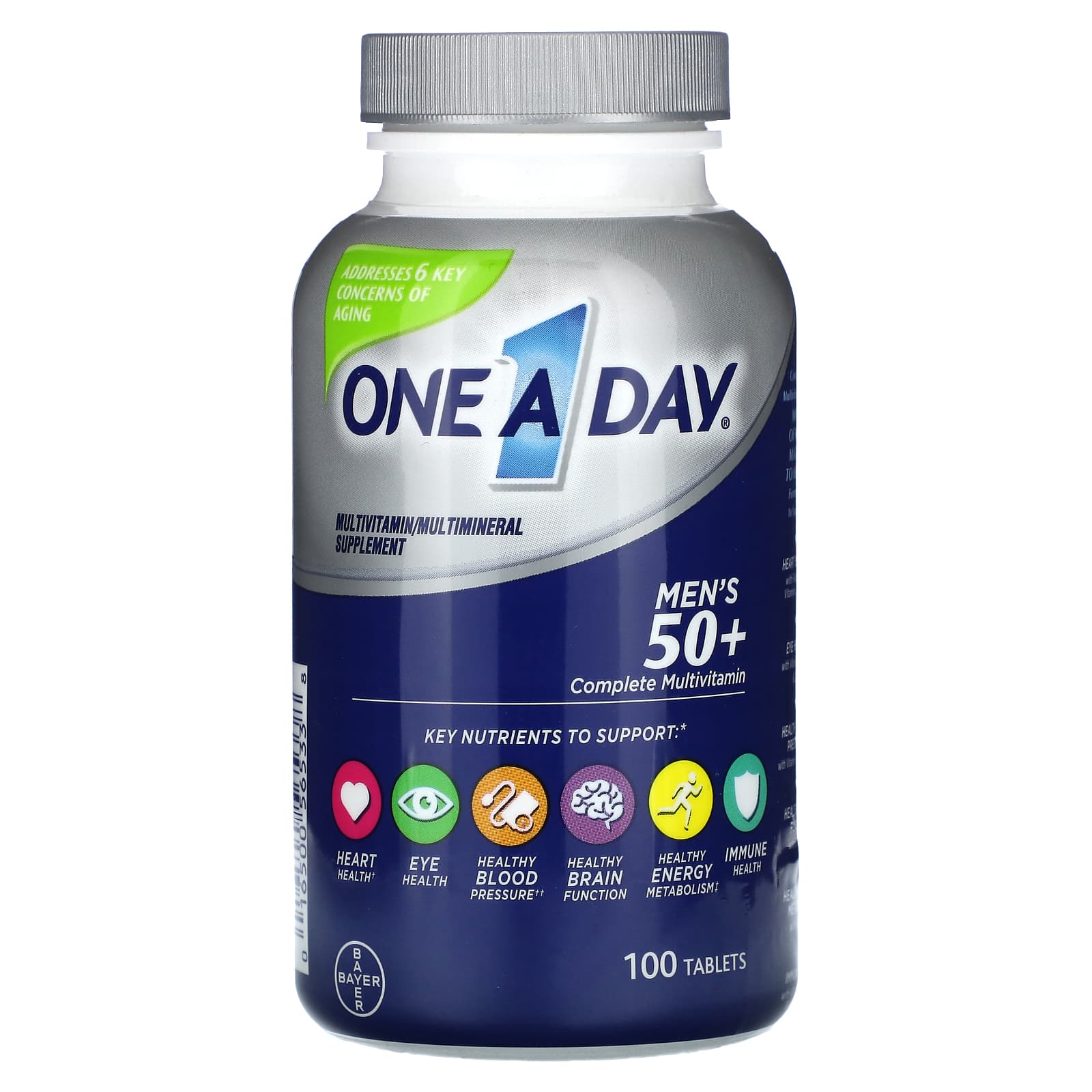 One-A-Day Mens 50 Healthy Advantage мультивитаминнаямультиминеральная добавка 100 таблеток 2990₽