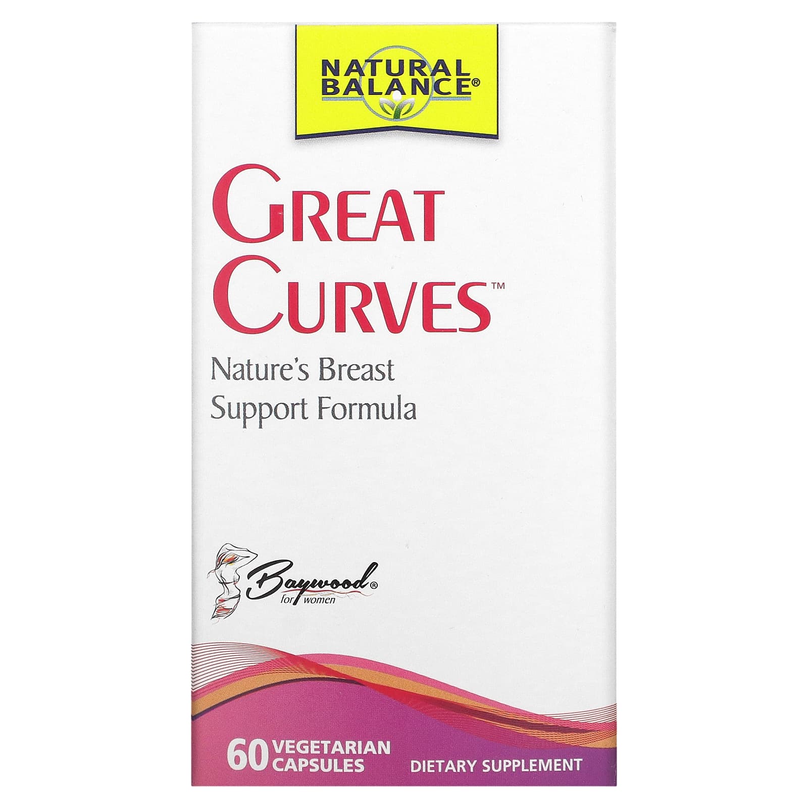 Natural Balance Great Curves 60 вегетарианских капсул 3990₽