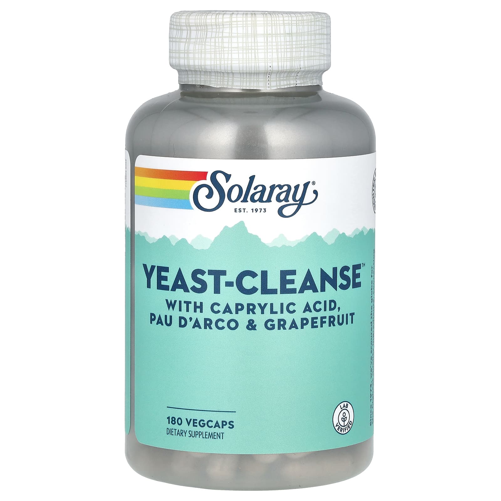Solaray Yeast-Cleanse 180 растительных капсул 5890₽