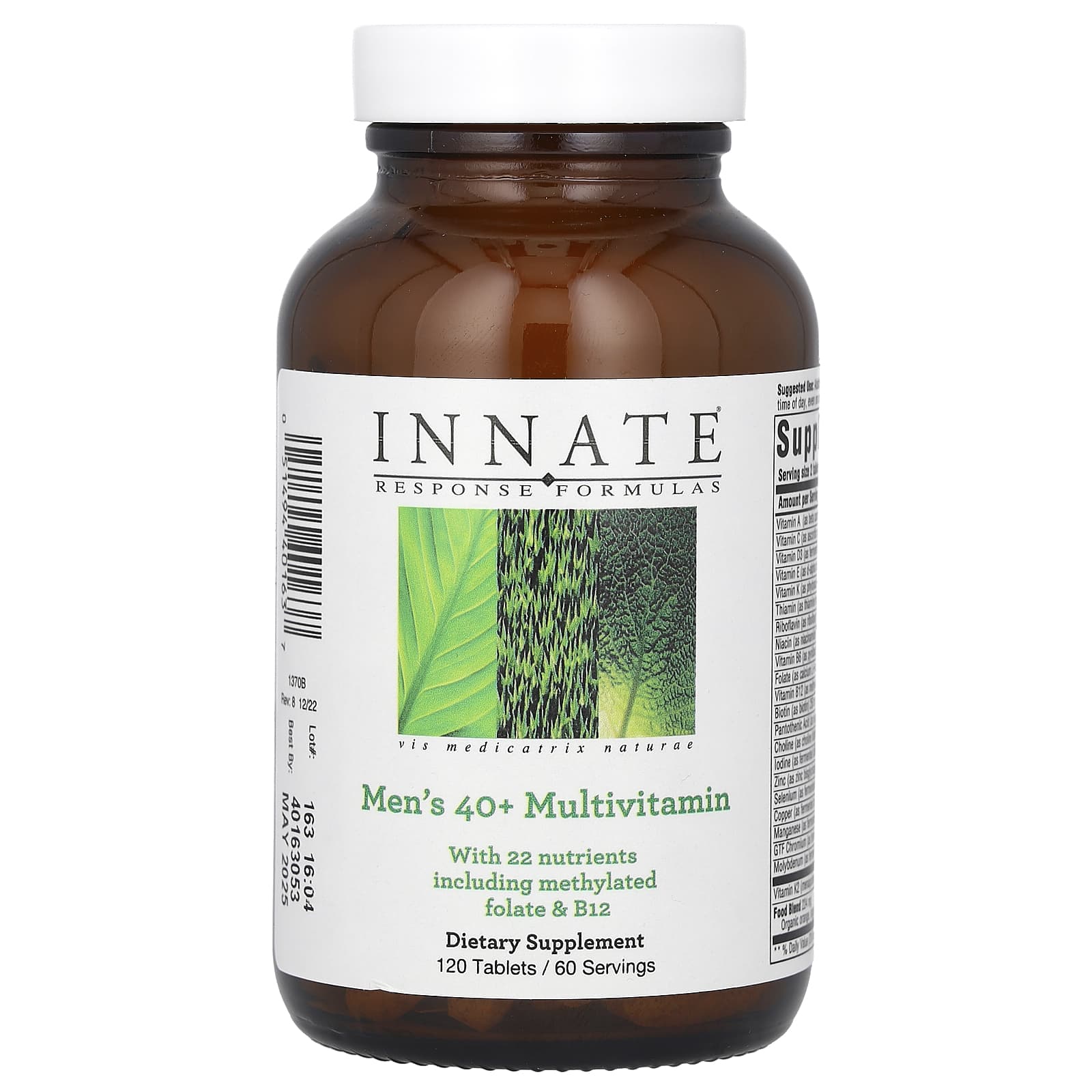 Innate Response Formulas, мультивитамины для мужчин старше 40 лет, 120 таблеток