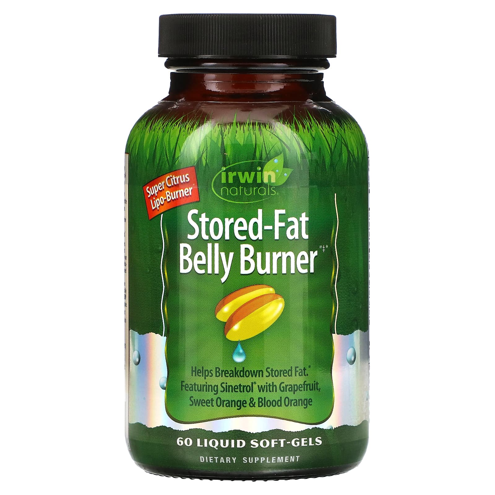 Irwin Naturals Stored-Fat Belly Burner жиросжигающее средство 60 капсул с жидкостью 3590₽