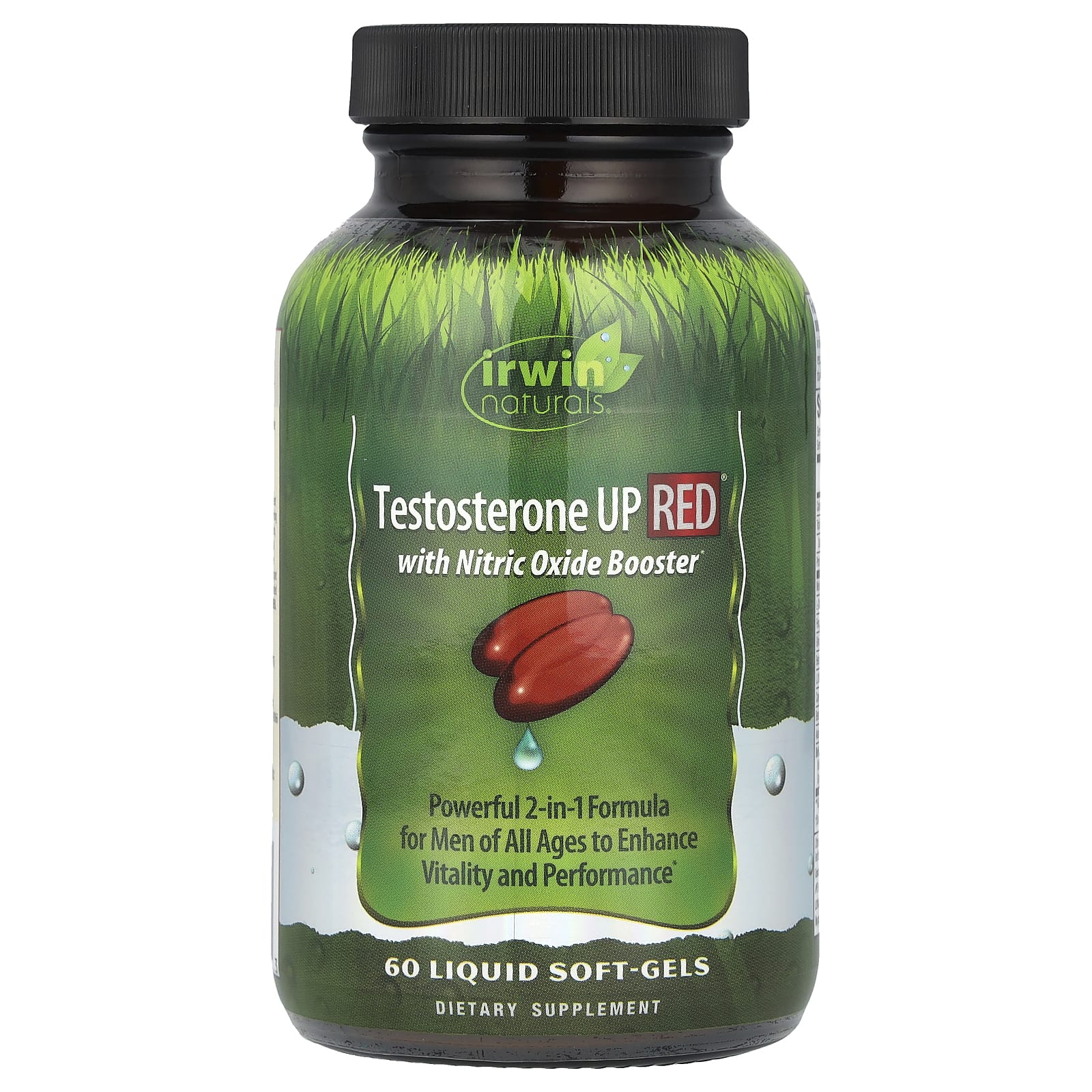 Irwin Naturals Testosterone UP RED с бустерами с оксидом азота 60 желатиновых капсул 6290₽
