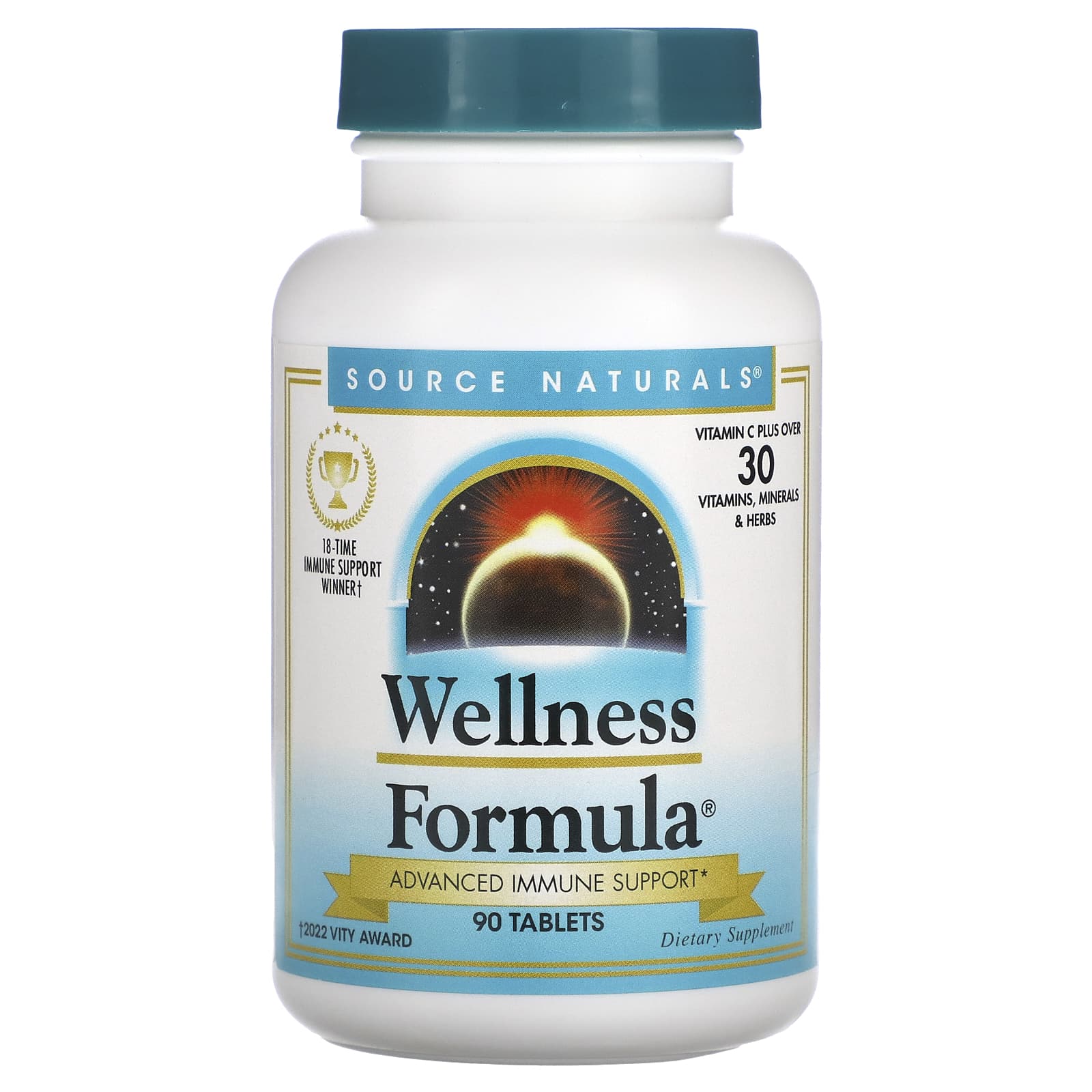 Source Naturals Wellness Formula улучшенная поддержка иммунитета 90 таблеток 3690₽