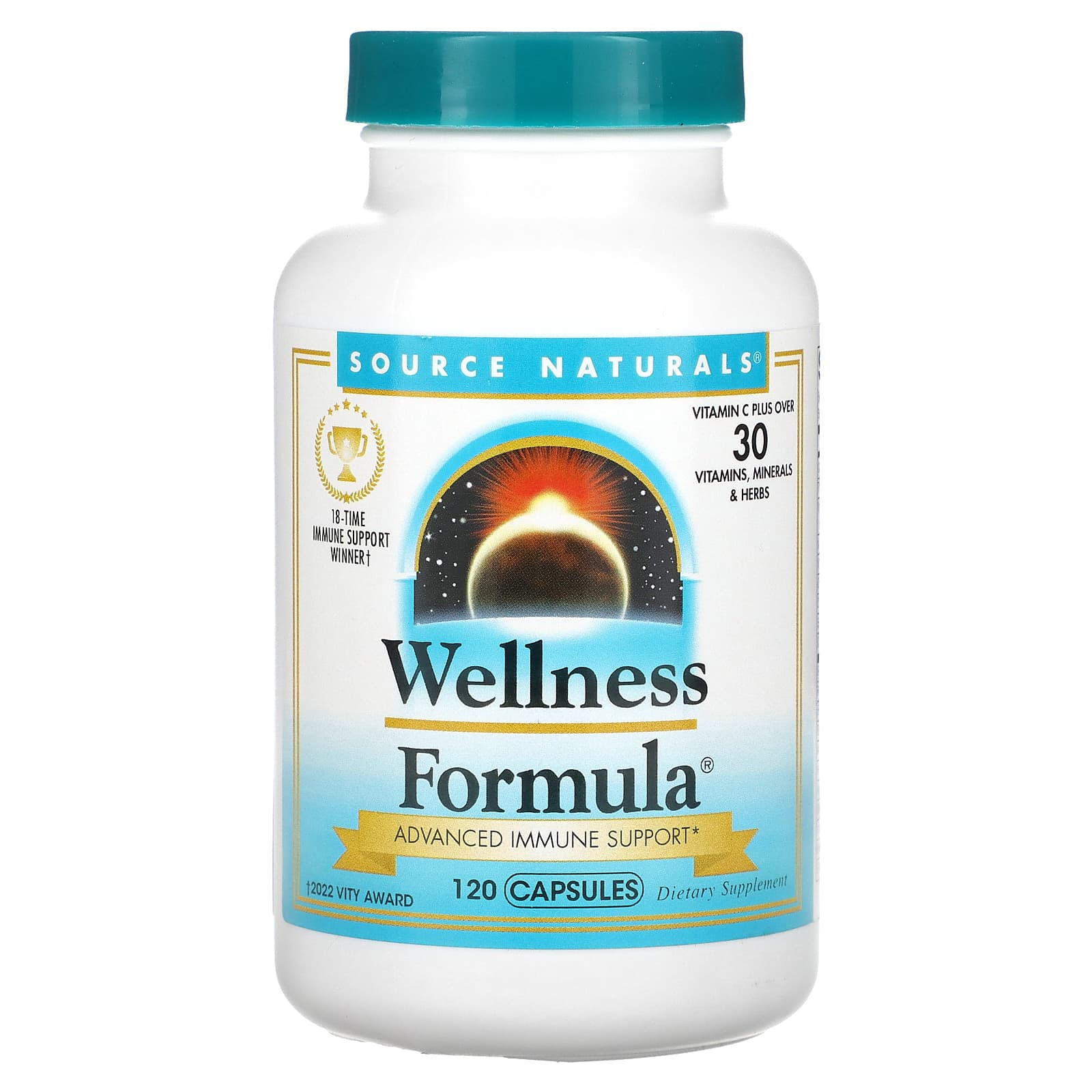 Source Naturals Wellness Formula улучшенная иммунная поддержка 120 капсул 3390₽