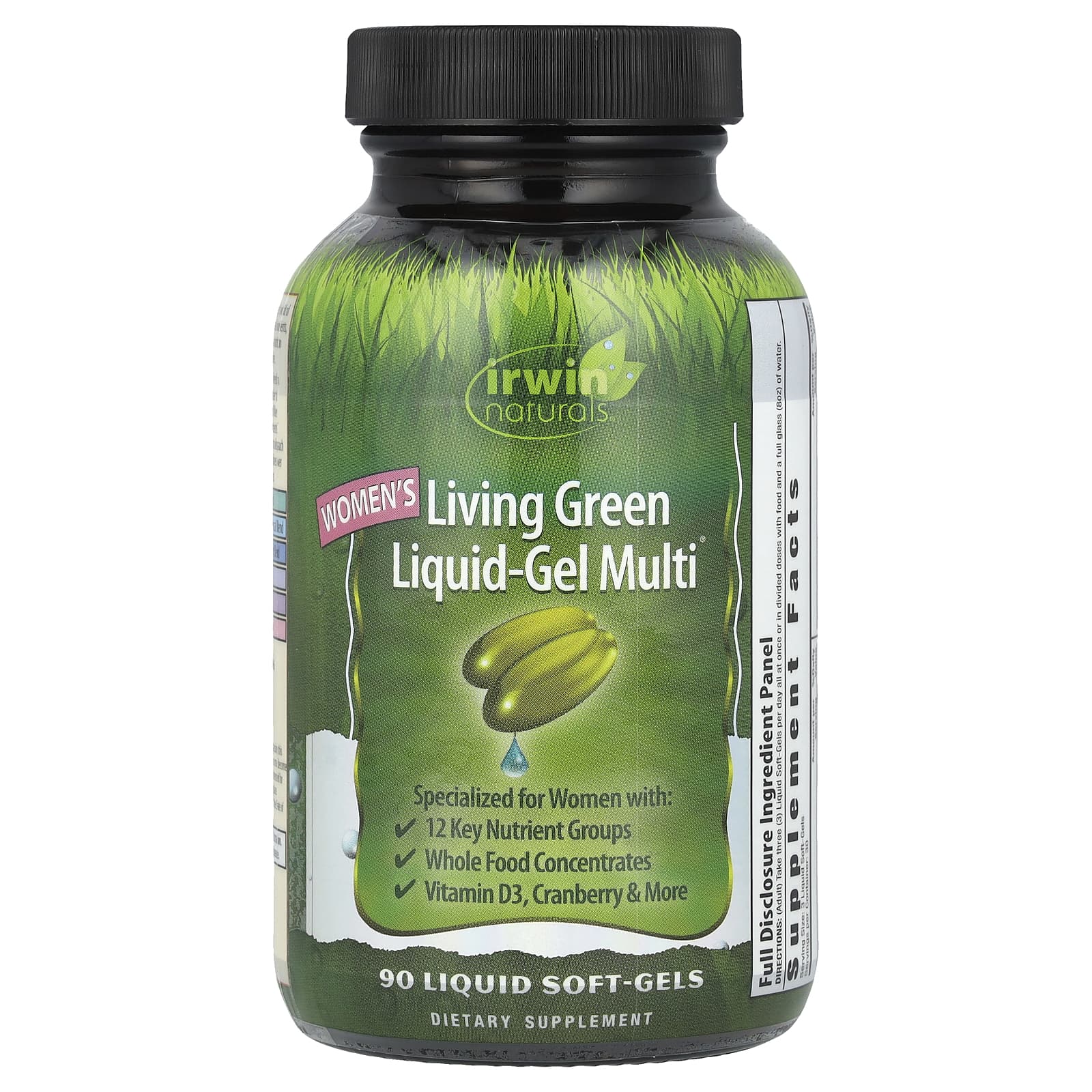 Irwin Naturals Living Green Liquid-Gel Multi для женщин 90 мягких таблеток 5490₽