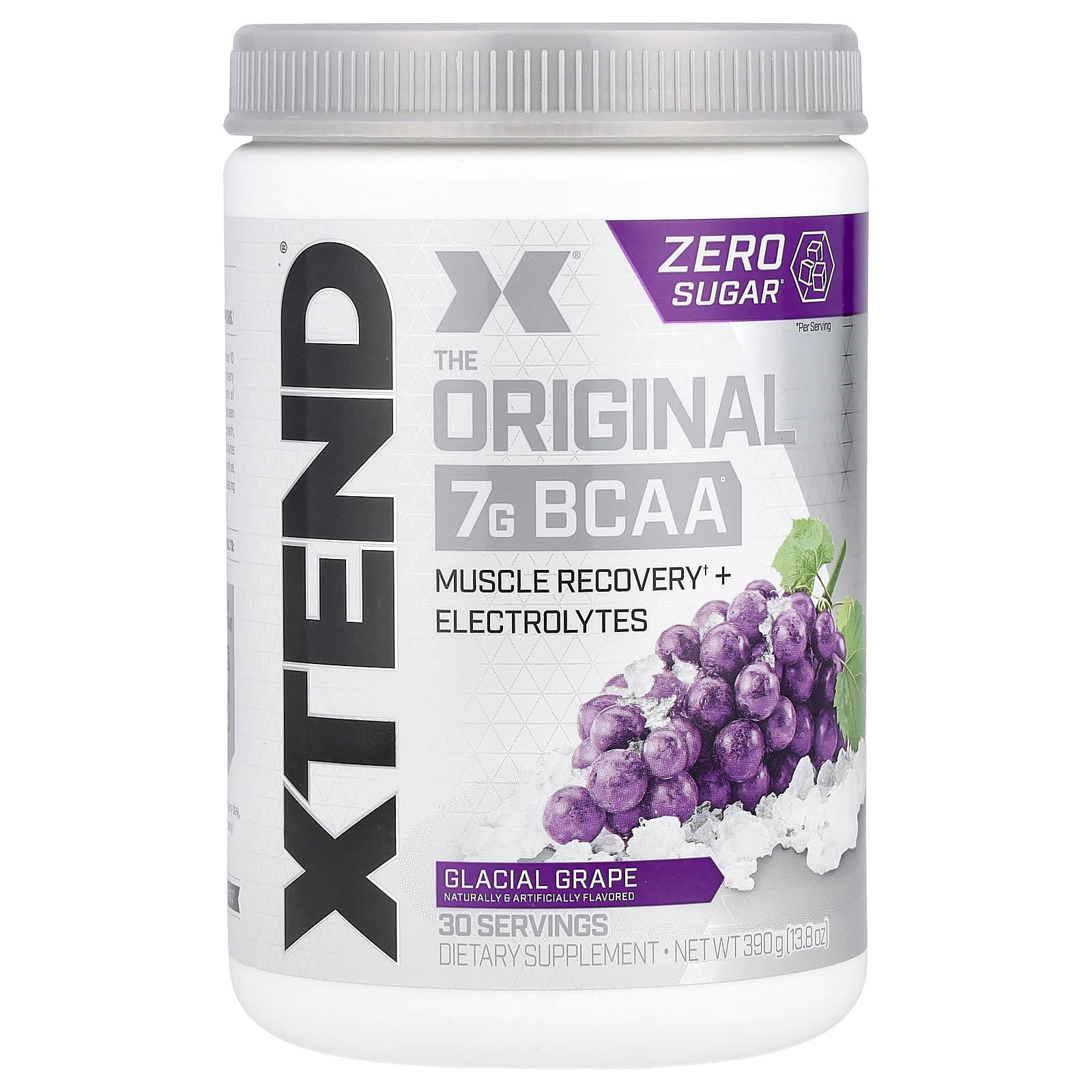 XTEND The Original 7 г аминокислот с разветвленной цепью BCAA со вкусом винограда 405 г 143 унции 5290₽