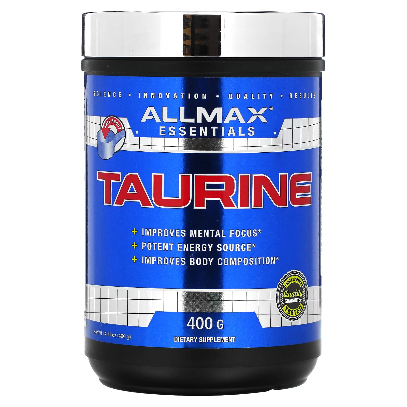 ALLMAX Essentials таурин 400 г 1411 унции 3790₽