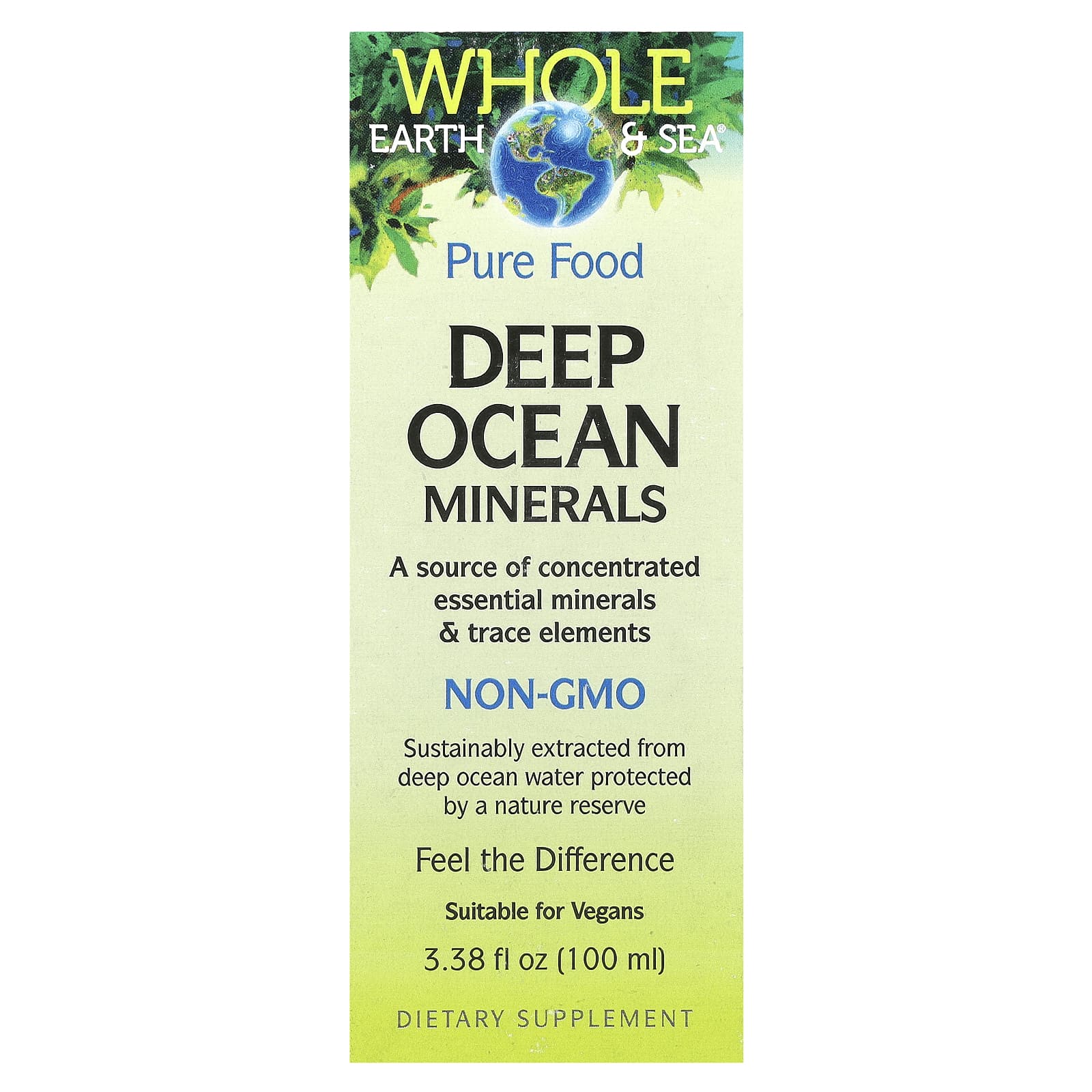Natural Factors Whole Earth - Sea Deep Ocean Minerals 100 мл 338 жидк Унции 4890₽