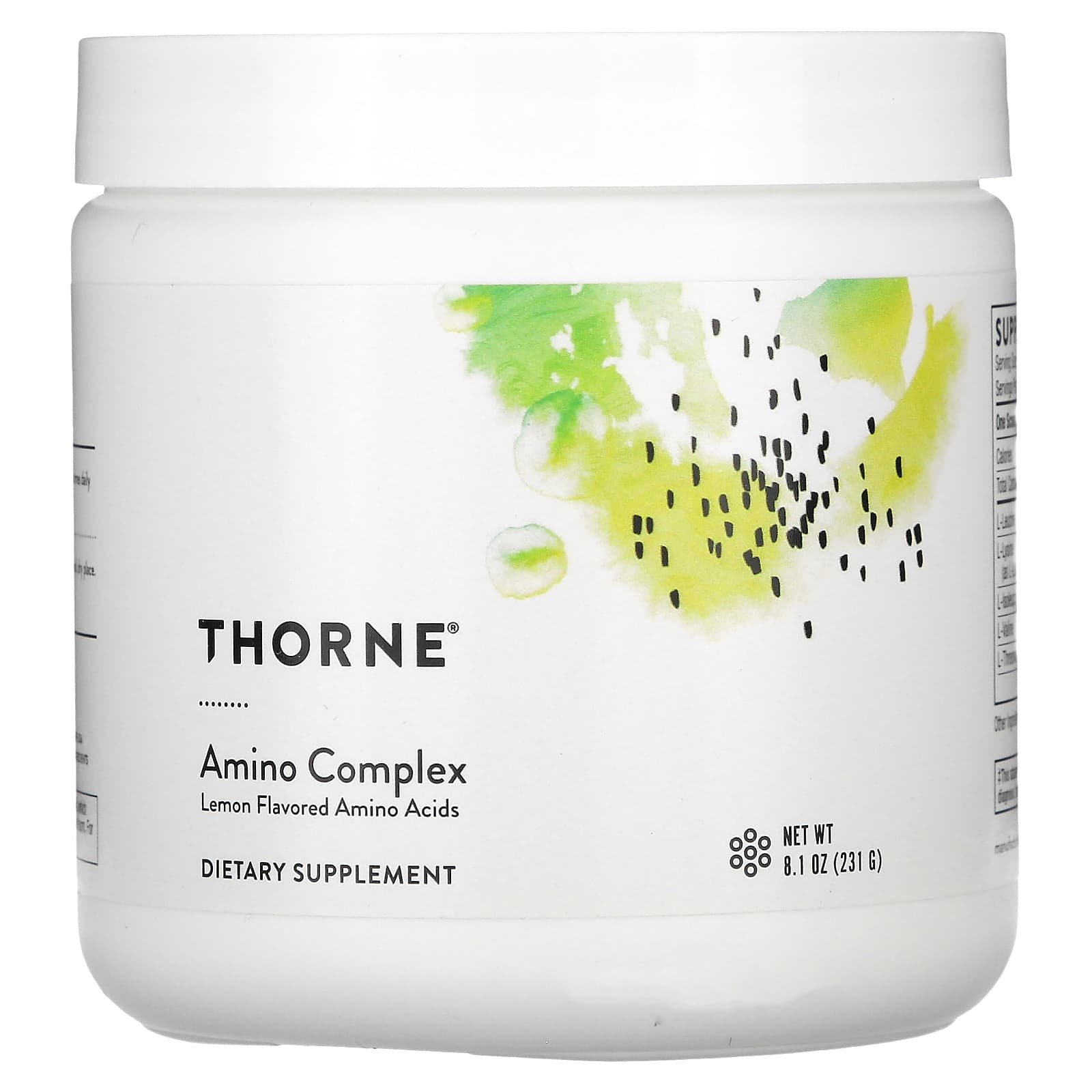 Thorne аминокислотный комплекс лимон 231 г 81 унции 9290₽