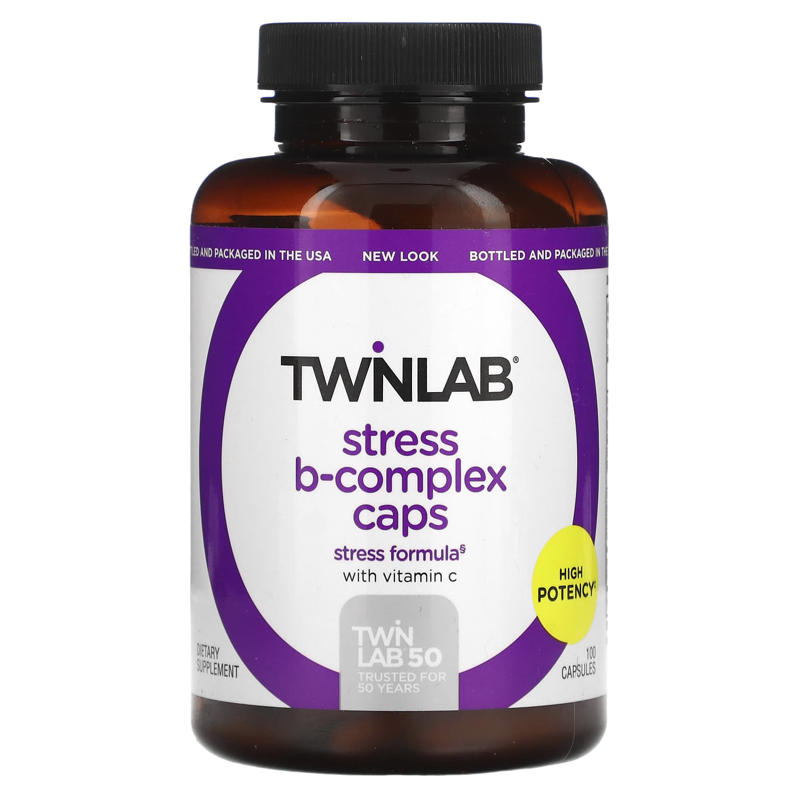 Twinlab Stress B-Complex капсулы 100 капсул 2490₽