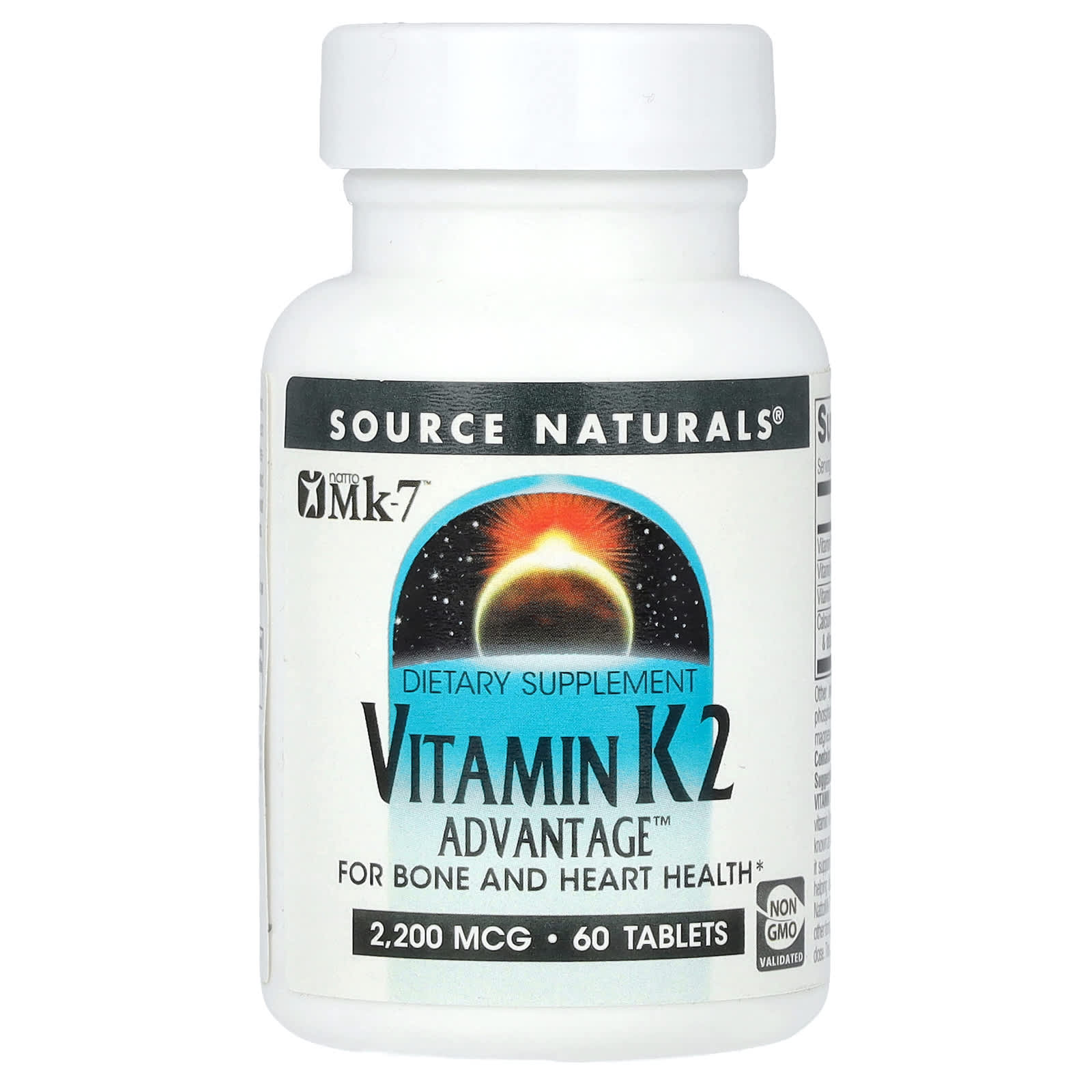 Source Naturals витамин K2 2200 мкг 60 таблеток 4090₽