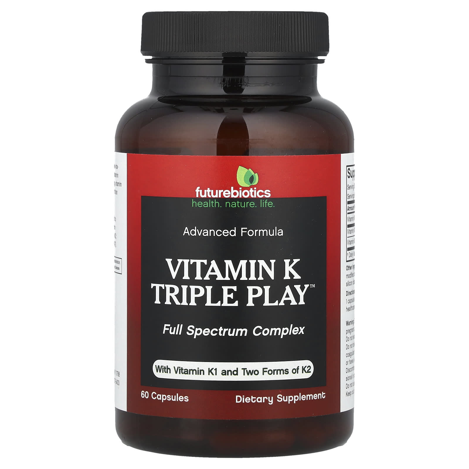 Futurebiotics Triple Play витамин К 60 капсул 2690₽