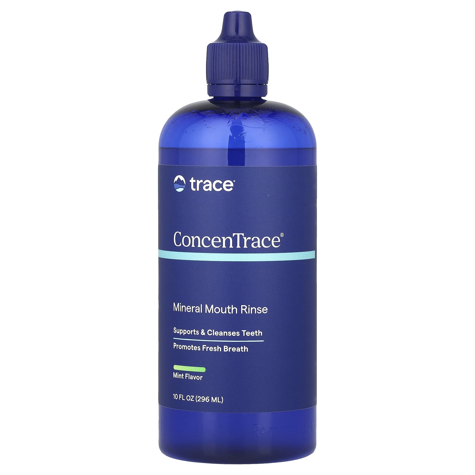 Trace Minerals минеральный ополаскиватель для полости рта ConcenTrace мята 473 мл 16 жидк унций 2490₽