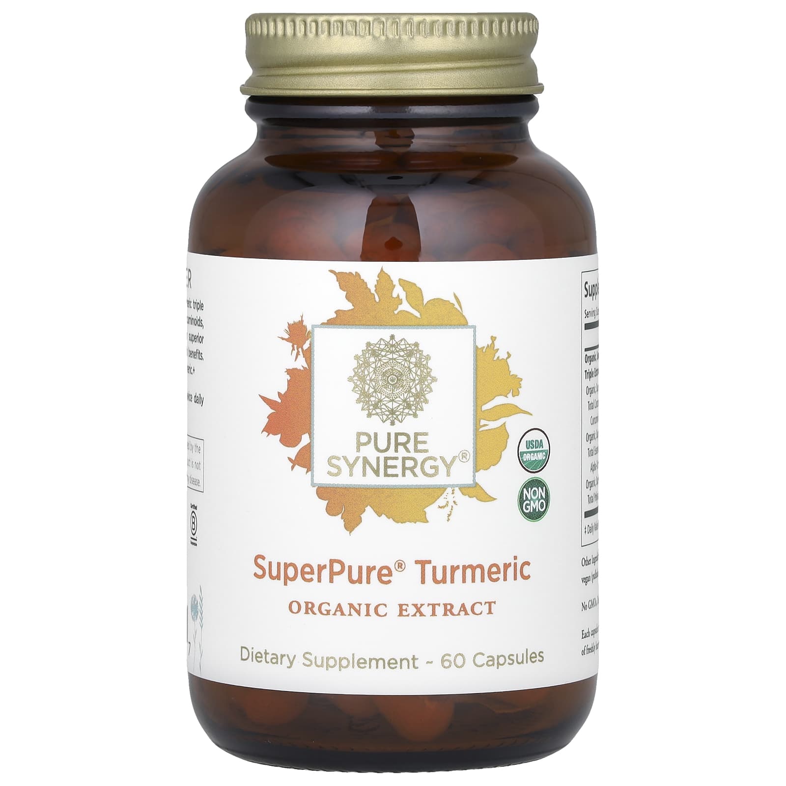 Pure Synergy SuperPure экстракт куркумы 60 капсул 6390₽