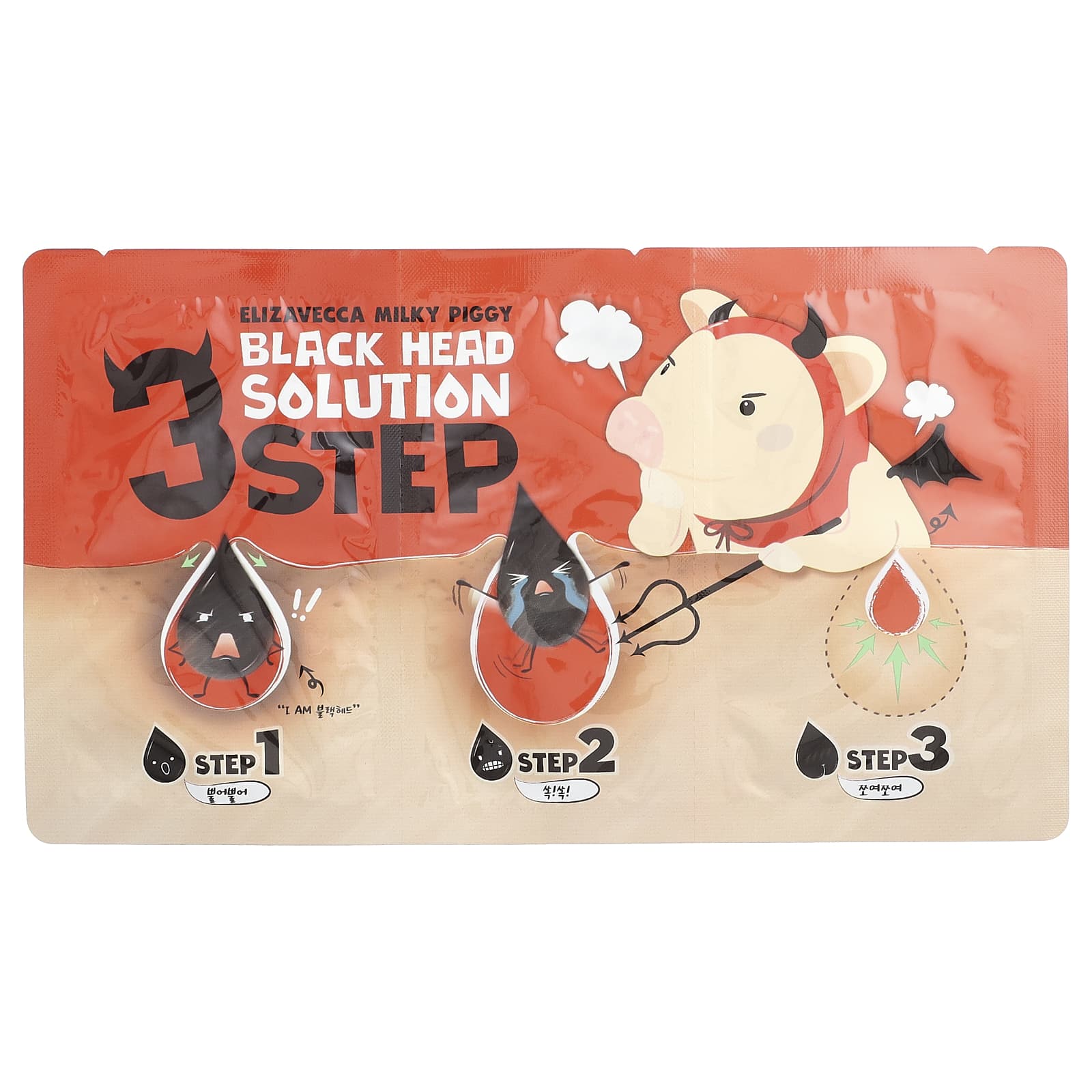 Elizavecca Milky Piggy средство для избавления от черных угрей в 3 шага 6 г 1490₽