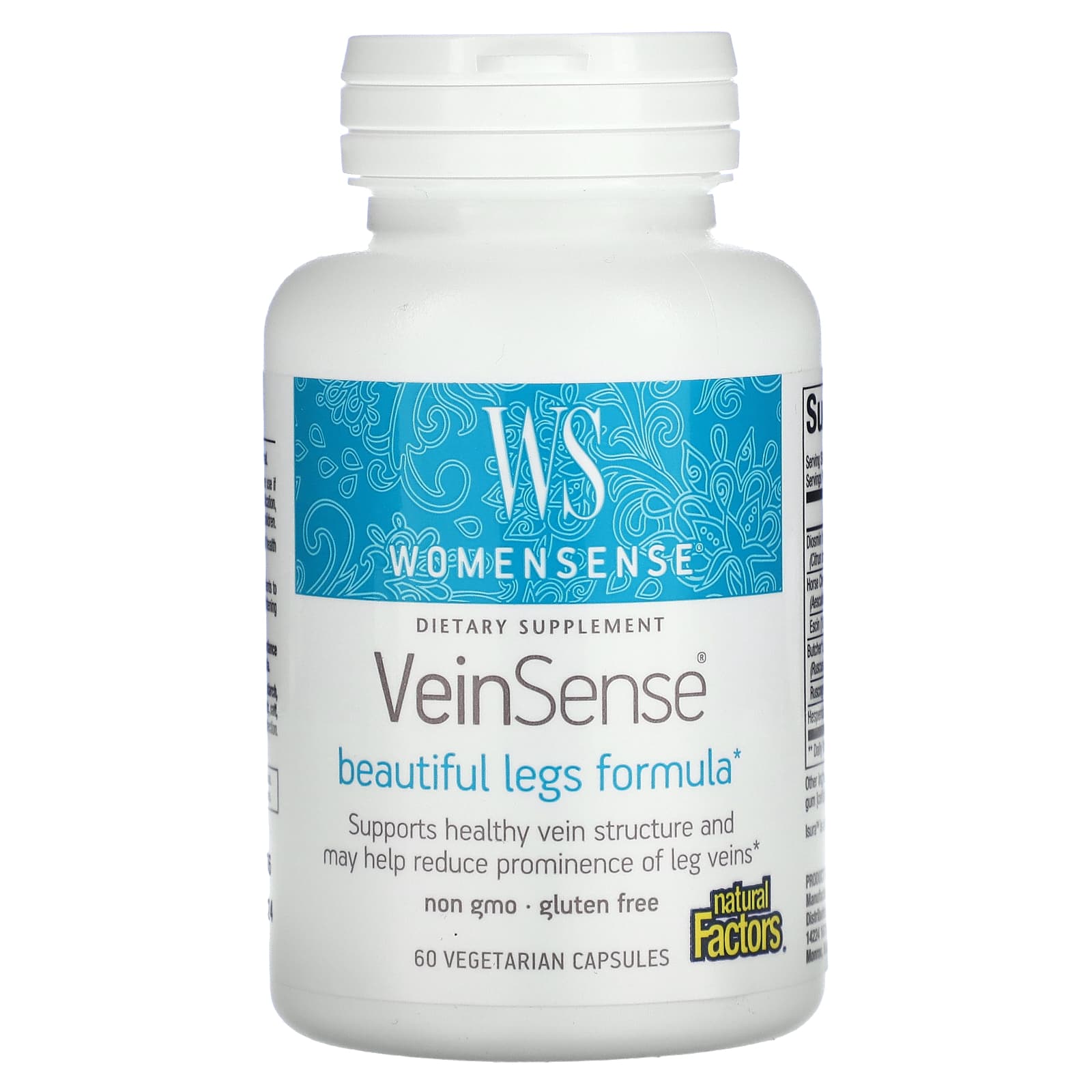Natural Factors WomenSense VeinSense 60 вегетарианских капсул 3690₽