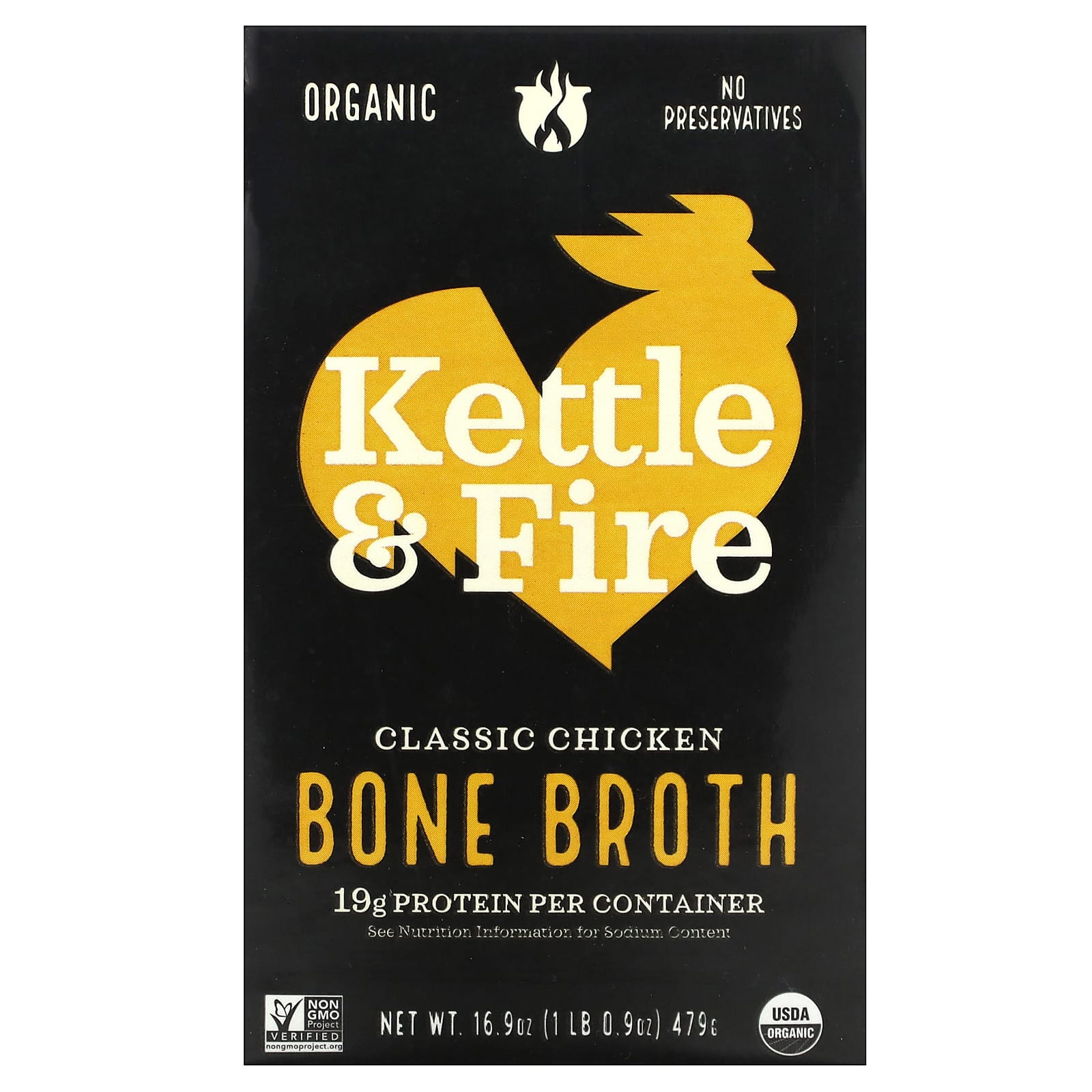 Kettle - Fire Bone Broth классический куриный бульон 479 г 169 унции 1890₽