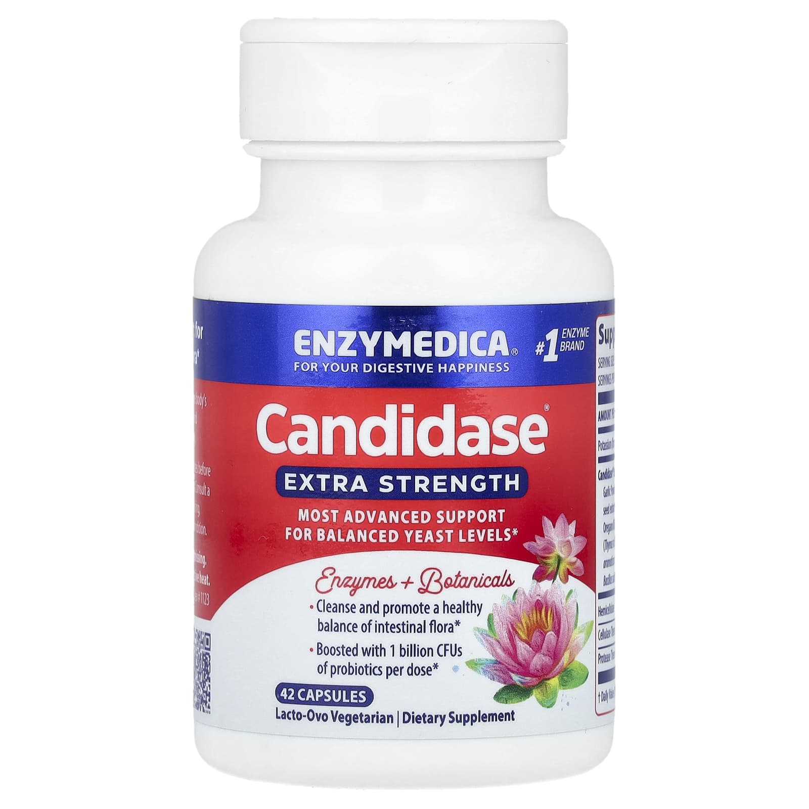 Enzymedica Candidase Extra Strength 42 капсулы 6390₽