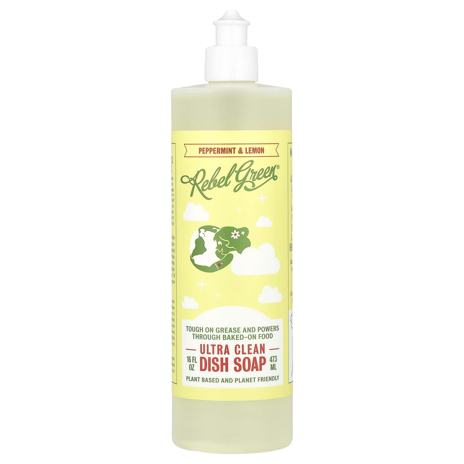 Rebel Green Super Deluxe Dish Soap перечная мята и лимон 473 мл 16 жидк Унций 1590₽