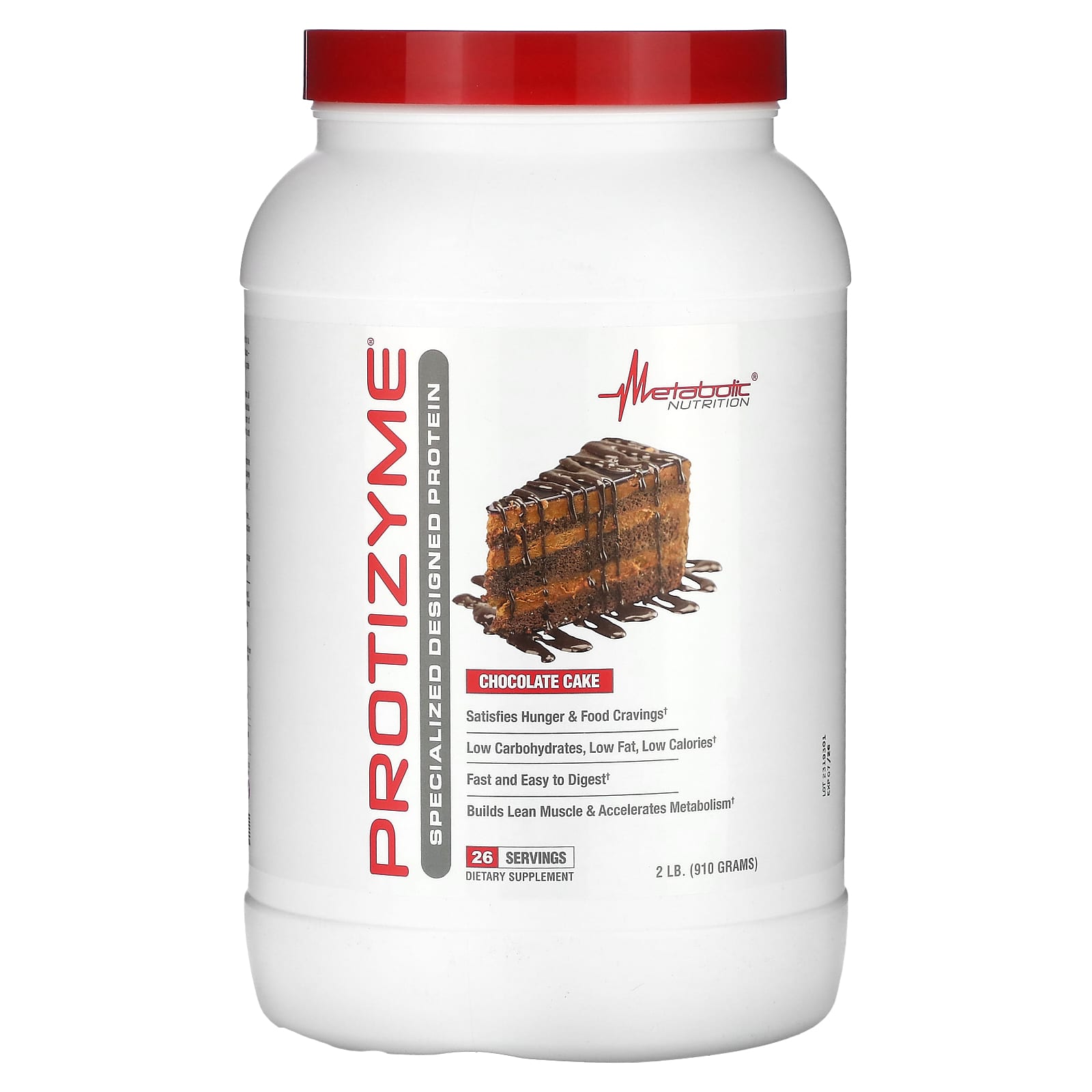 Metabolic Nutrition Protizyme Specialized Designed Protein шоколадный торт 910 г 2 фунта 9490₽
