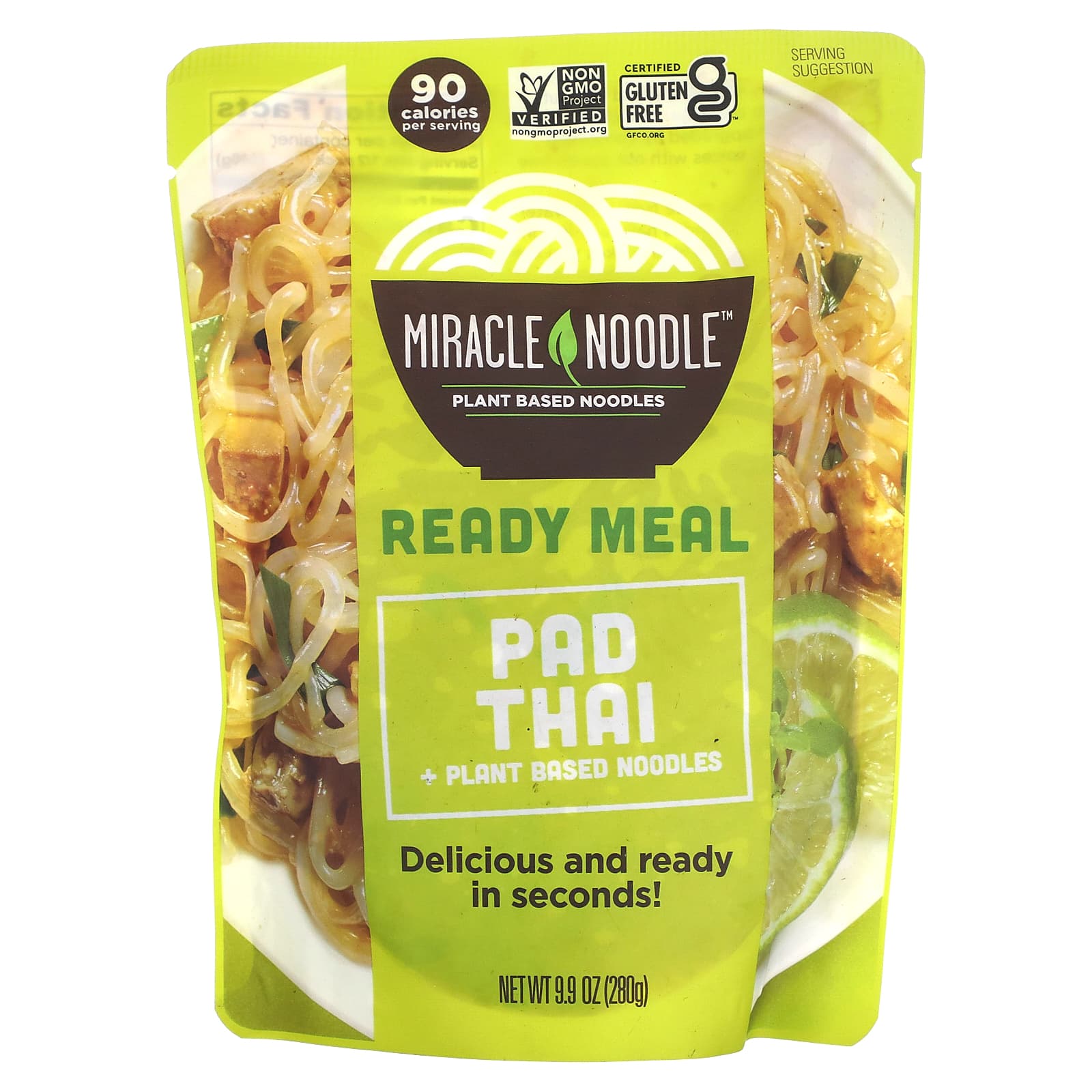 Miracle Noodle Ready Meal Пад Тай лапша на растительной основе 280 г 99 унции 1690₽