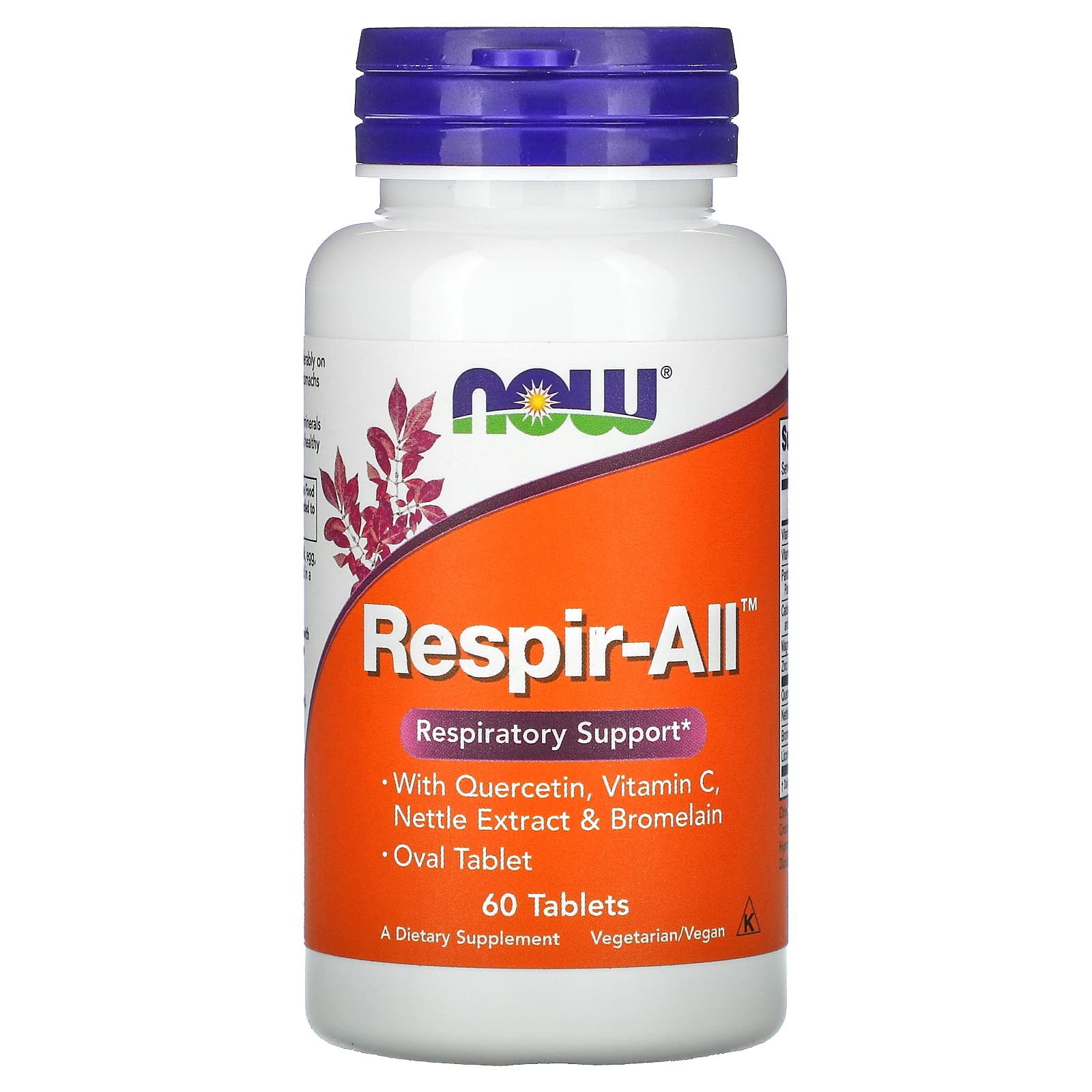 NOW Foods Respir-All 60 таблеток 3490₽