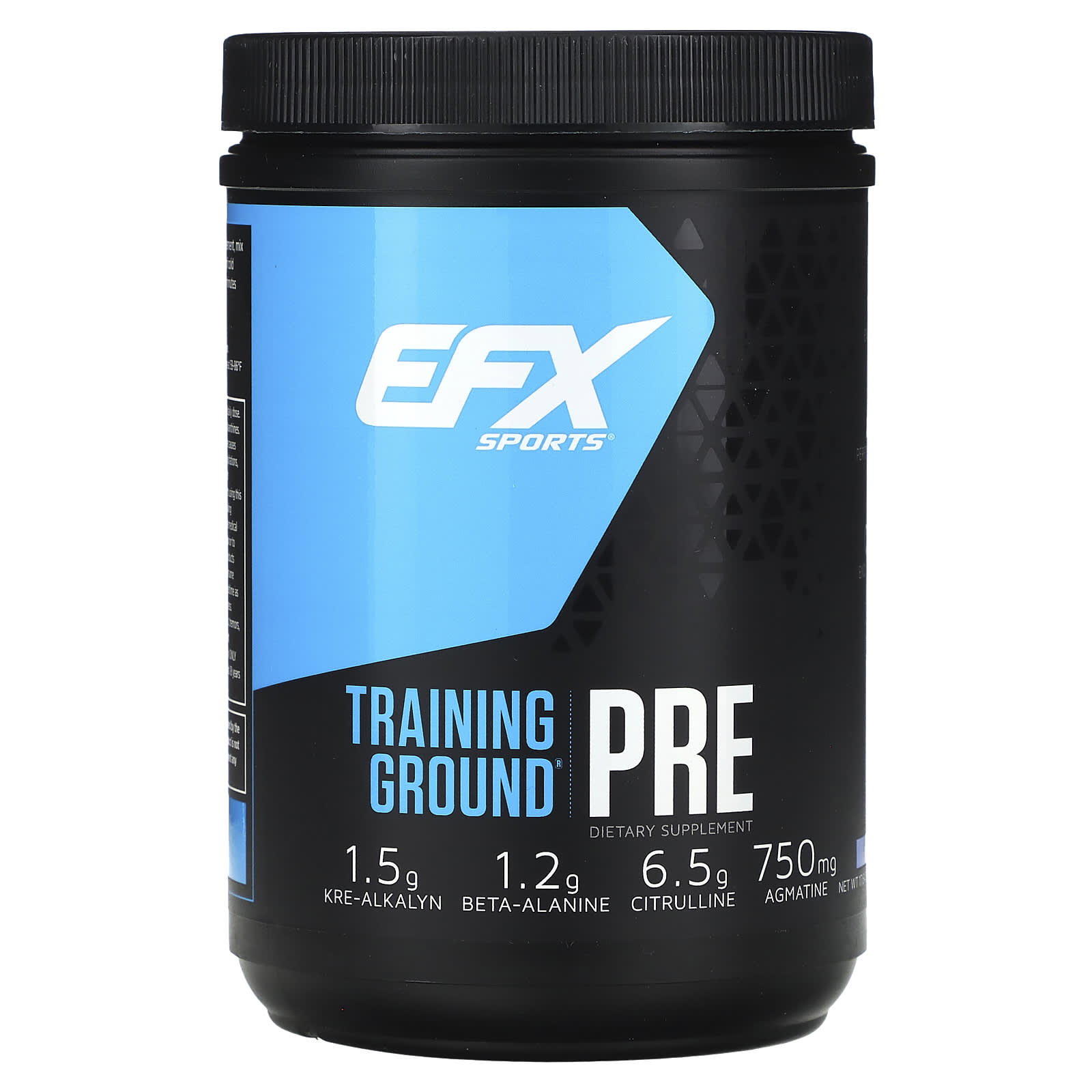 EFX Sports Training Ground PRE со вкусом голубики 500 г 1 фунт 164 унции 6690₽