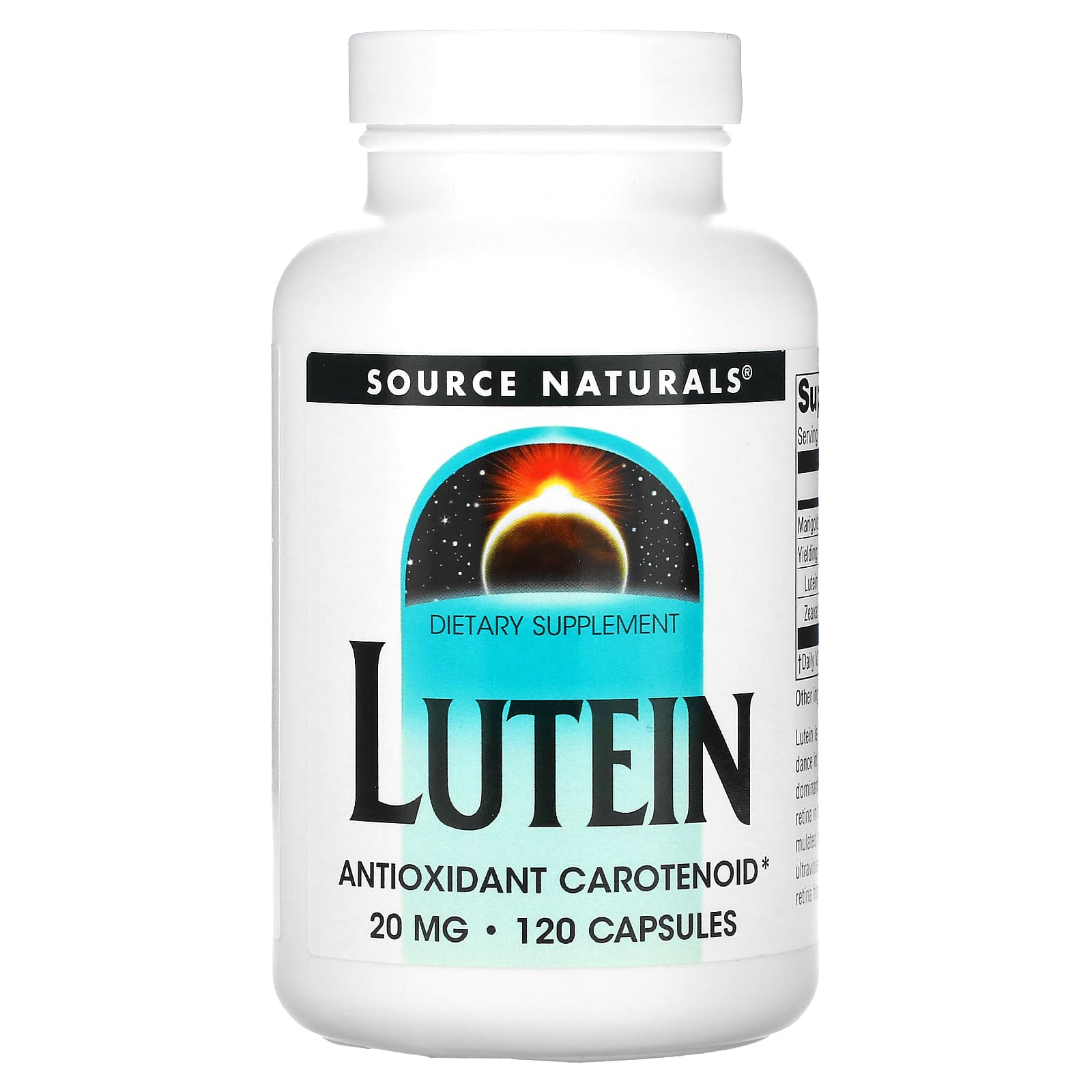 Source Naturals Лютеин 20 мг 120 капсул 5490₽