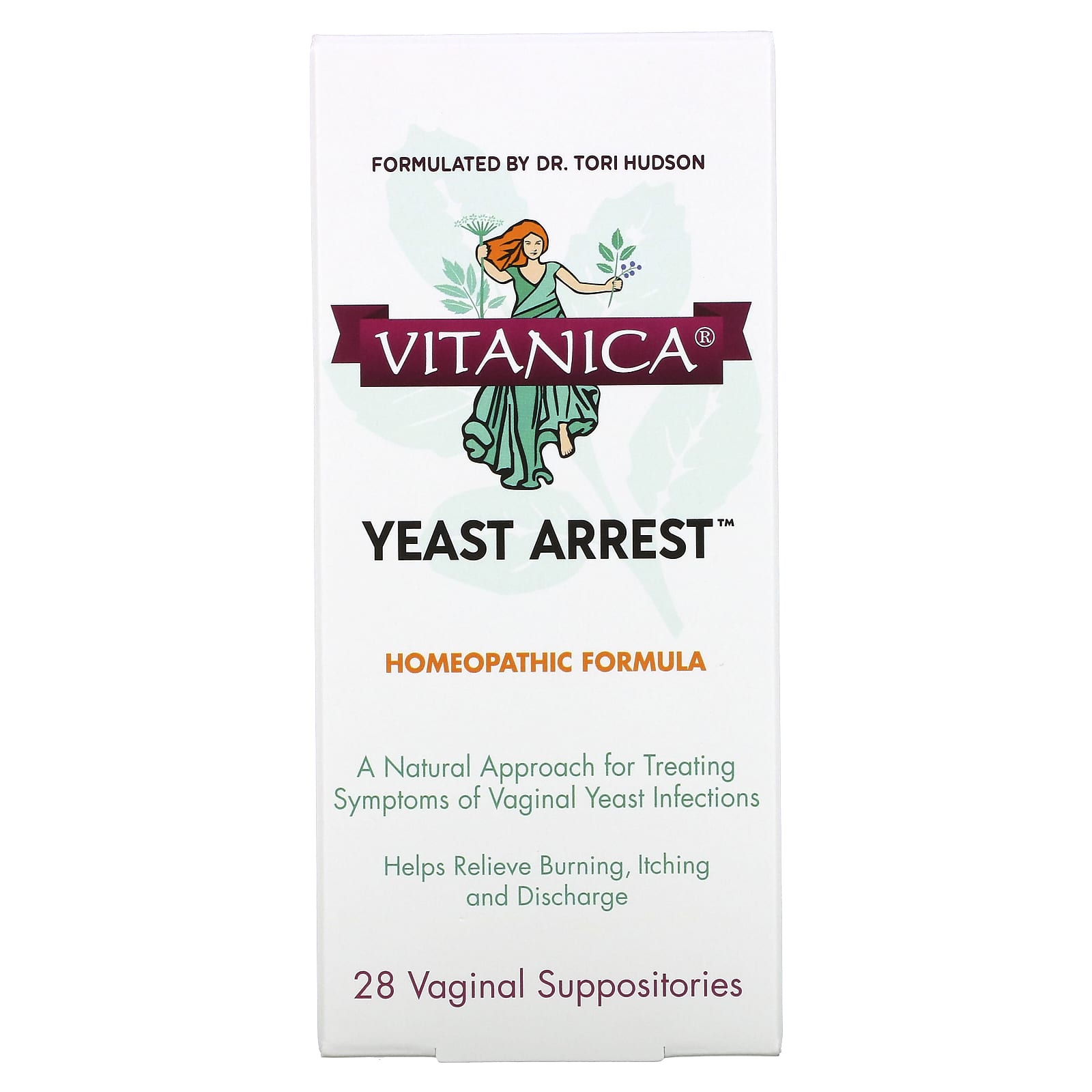 Vitanica Yeast Arrest здоровье влагалища 28 вагинальных суппозиториев 7190₽