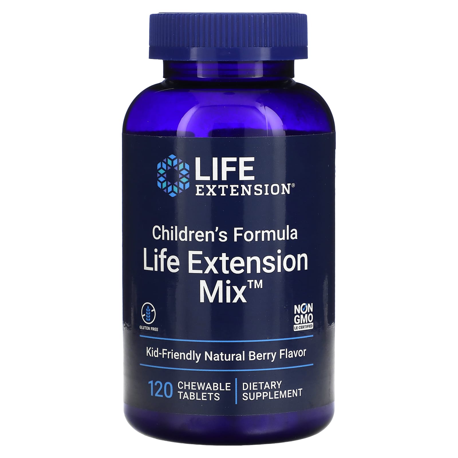 Life Extension Mix детская добавка с натуральным ягодным вкусом 120 жевательных таблеток 4590₽