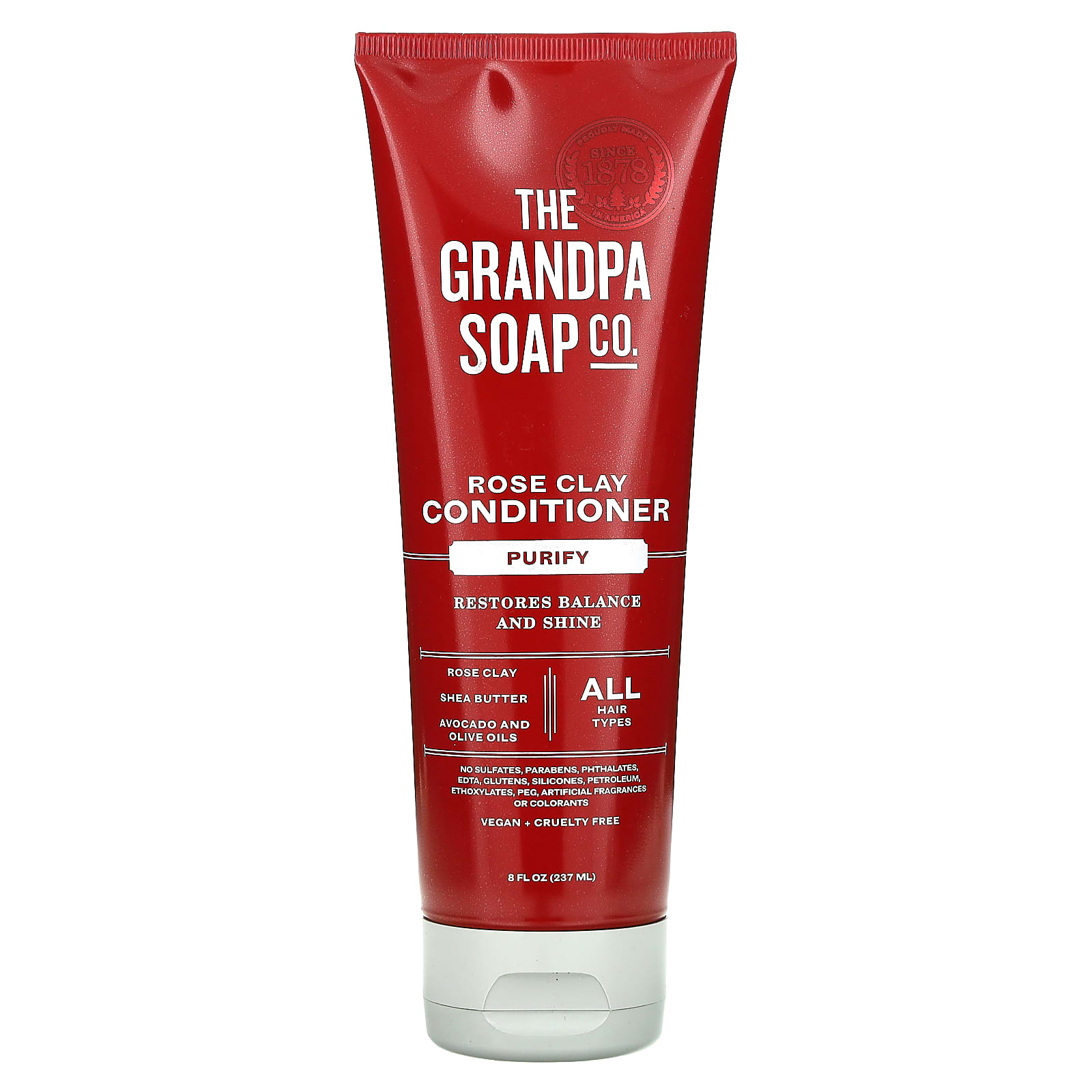 The Grandpa Soap Co кондиционер с розовой глиной очищение 237 мл 8 жидк унций 1790₽