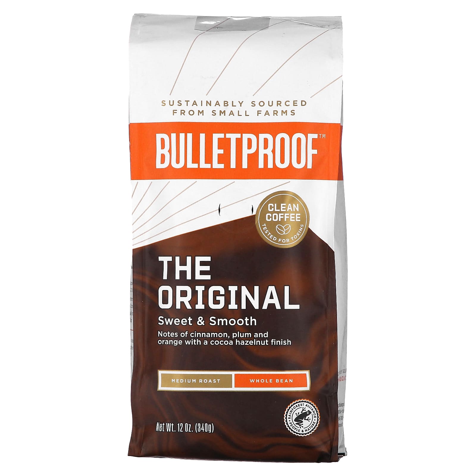 BulletProof кофе оригинальный средней обжарки зерновой 340 г 12 унций 2990₽