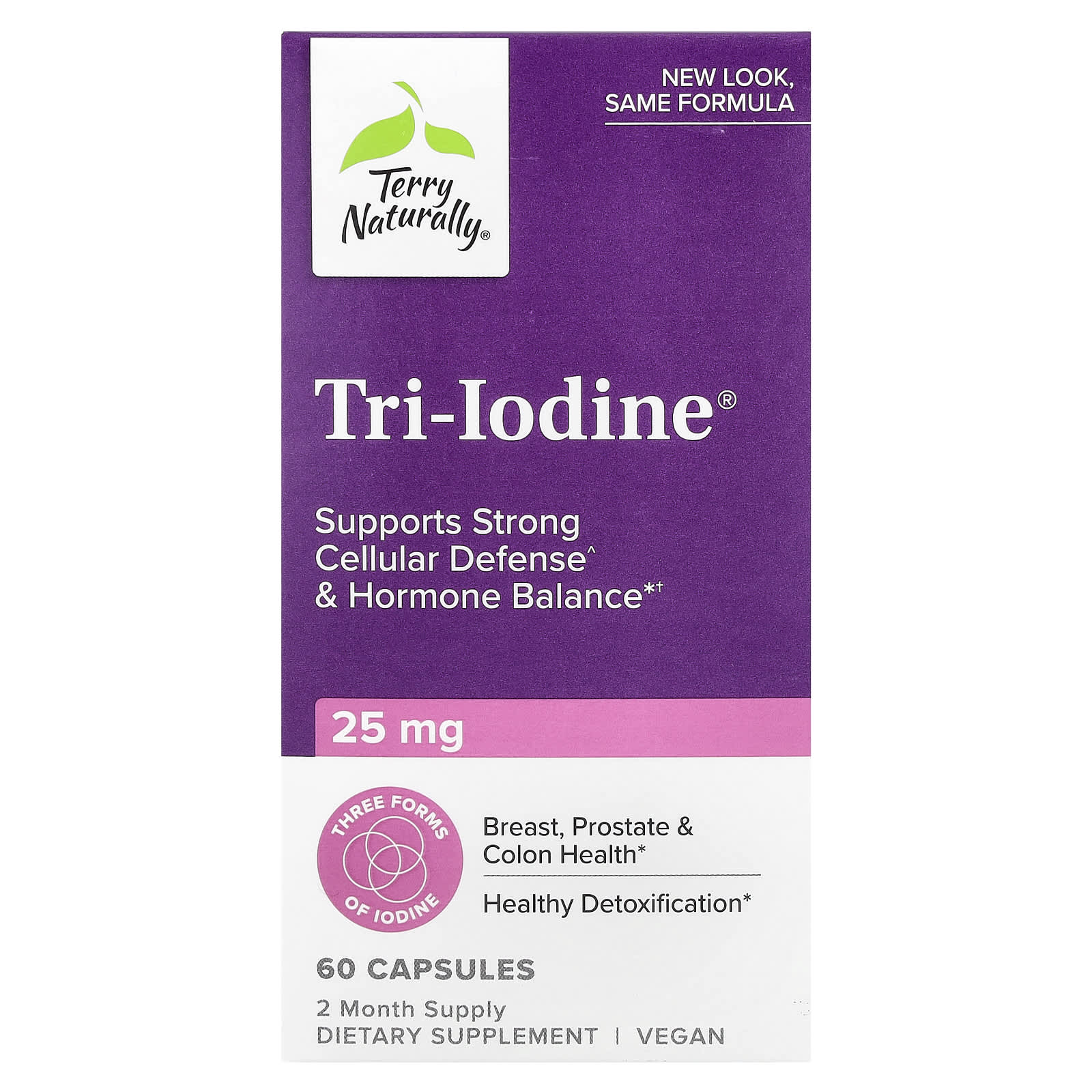 Terry Naturally Tri-Iodine 25 мг 60 капсул 7290₽