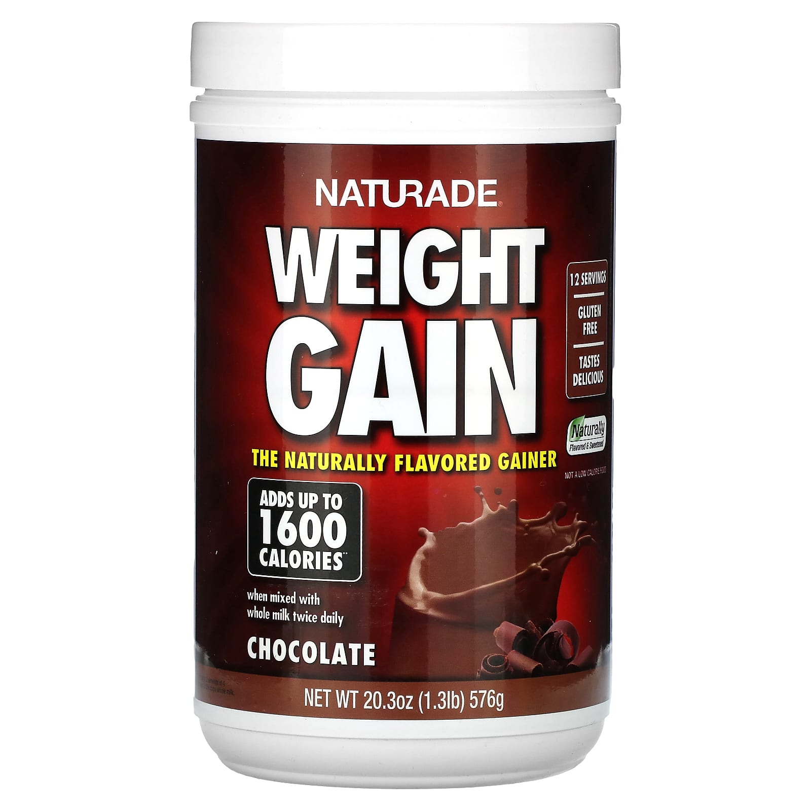Naturade Weight Gain шоколад 576 г 203 унции 4290₽
