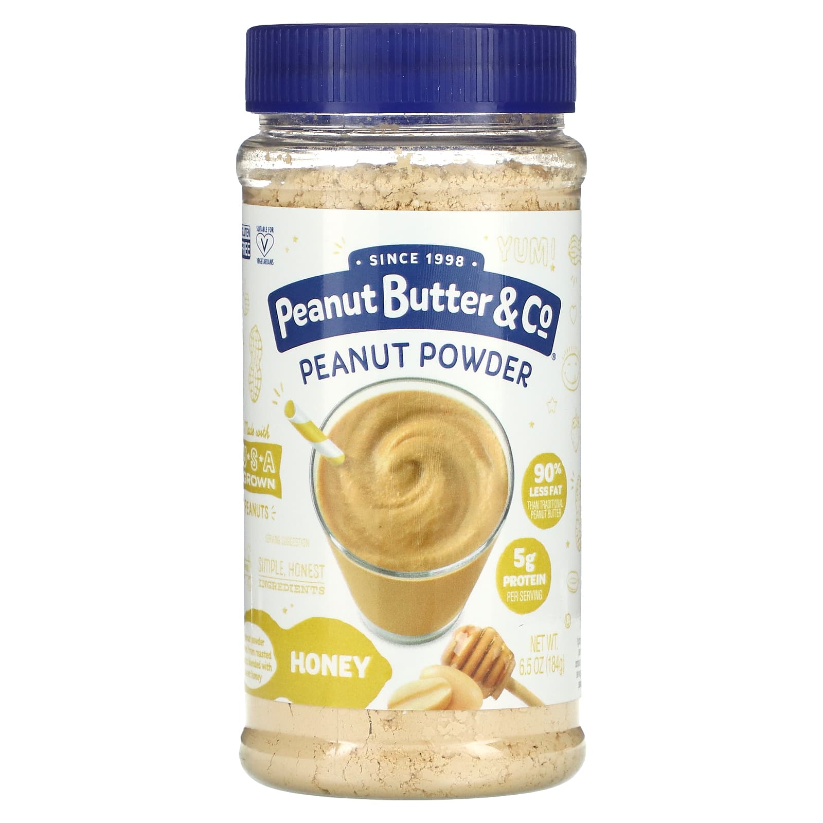 Peanut Butter - Co Арахисовый порошок мед 65 унций 184 г 1690₽