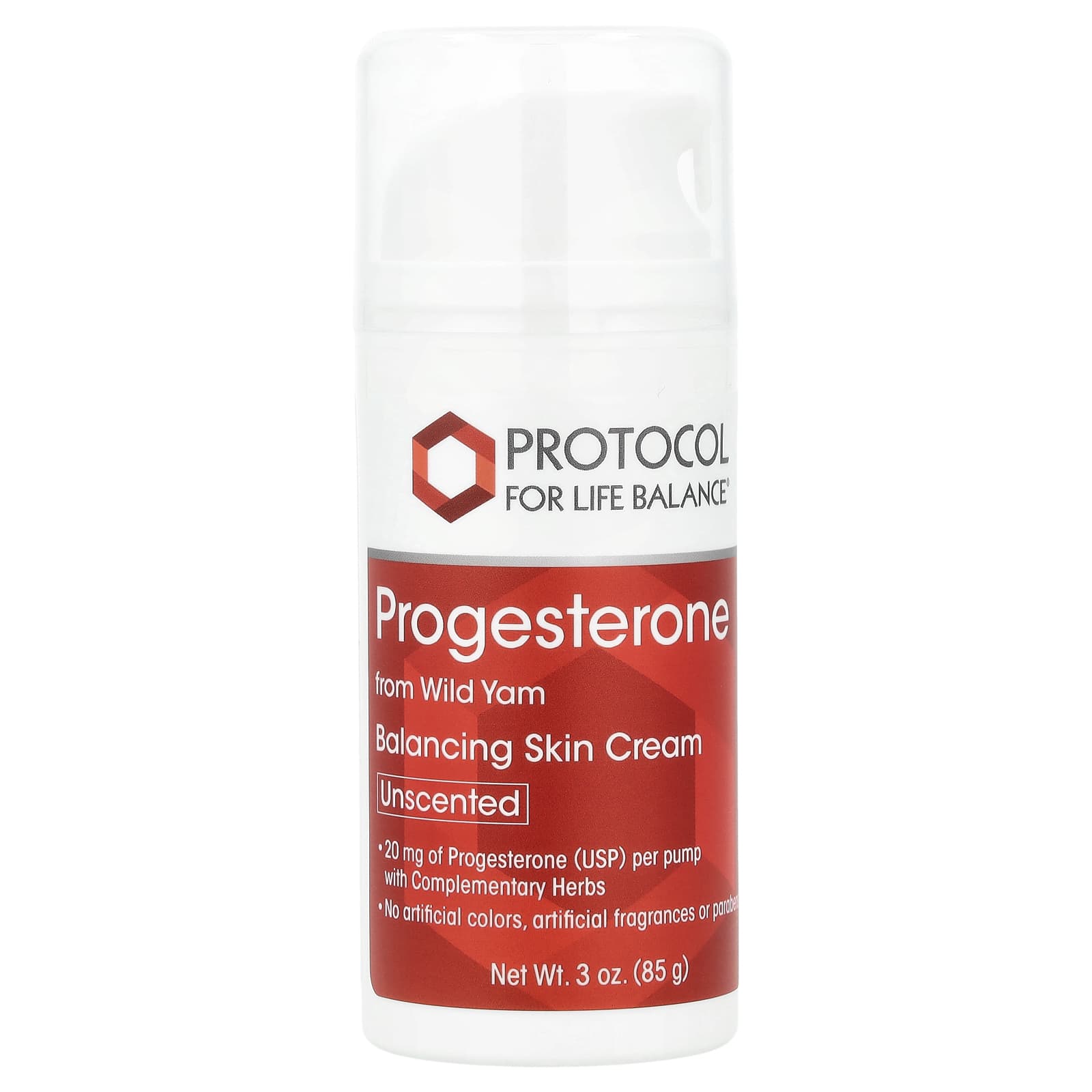 Protocol for Life Balance Натуральный прогестерон липосомный крем для кожи без запаха 3 унц 85 г 4390₽