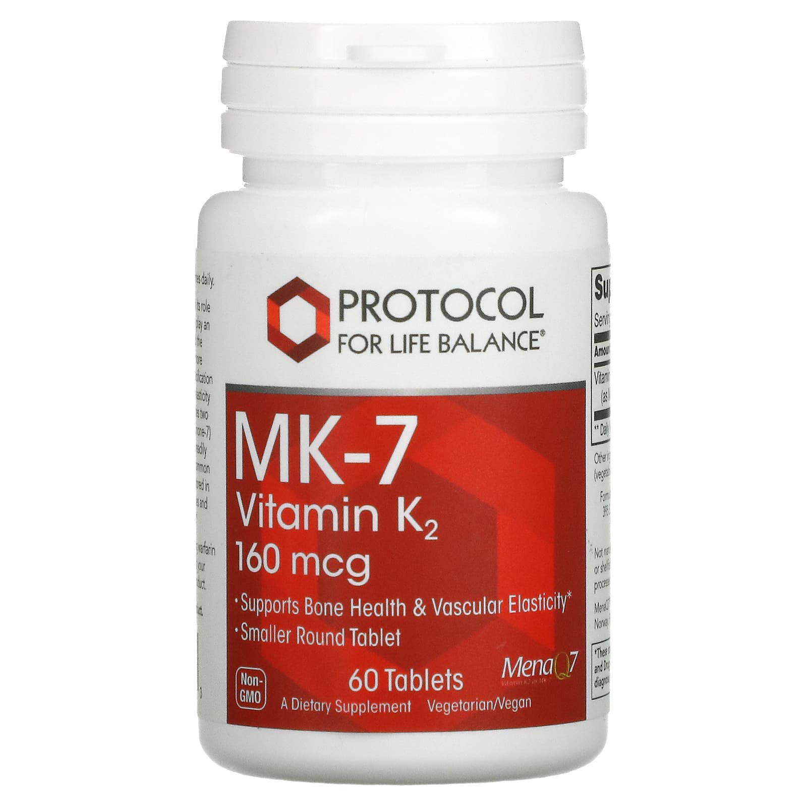 Protocol for Life Balance MK-7 витамин K2 160 мкг 60 таблеток 6190₽