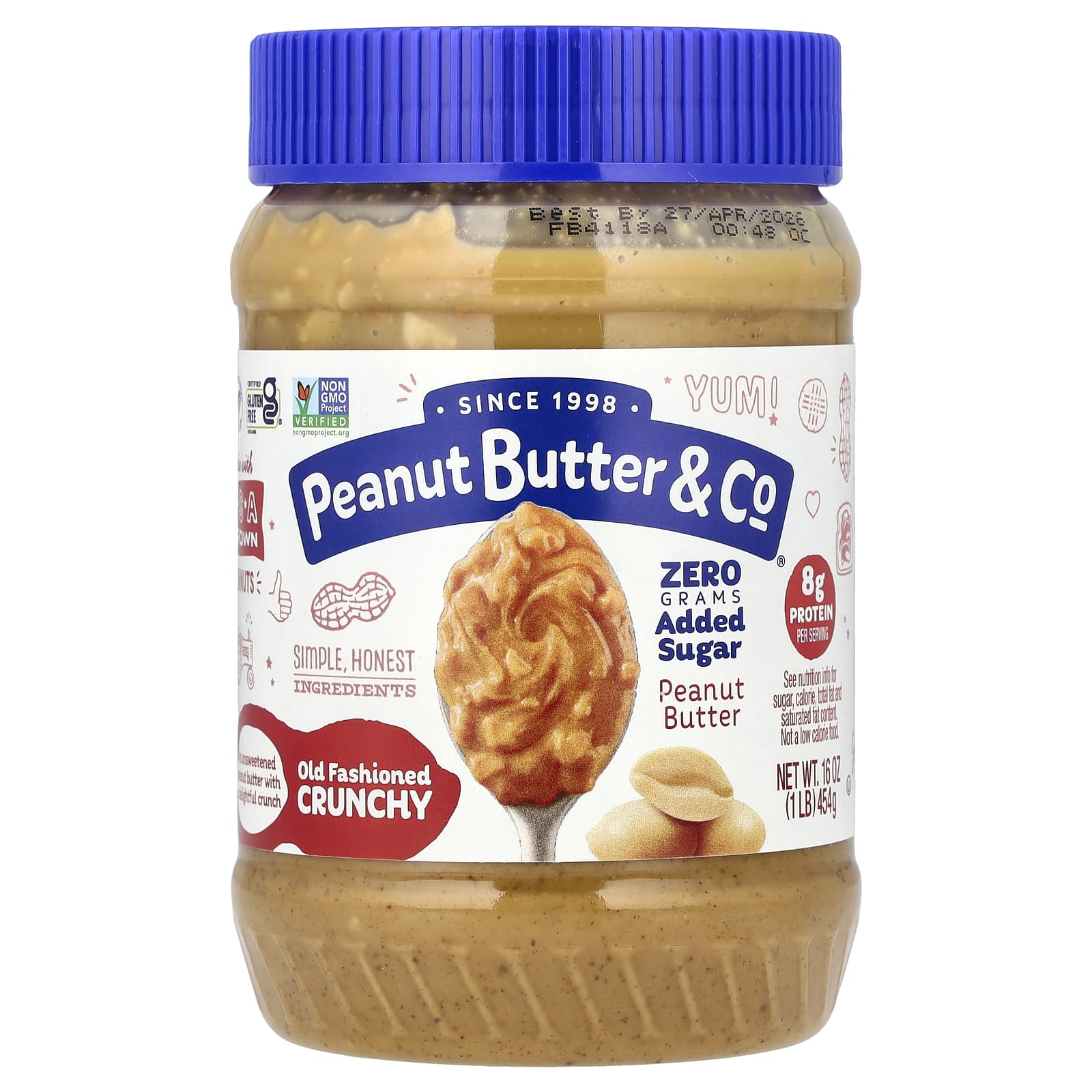 Peanut Butter - Co арахисовая паста классический рецепт с хрустящими кусочками арахиса 454 г 16 унций 1690₽
