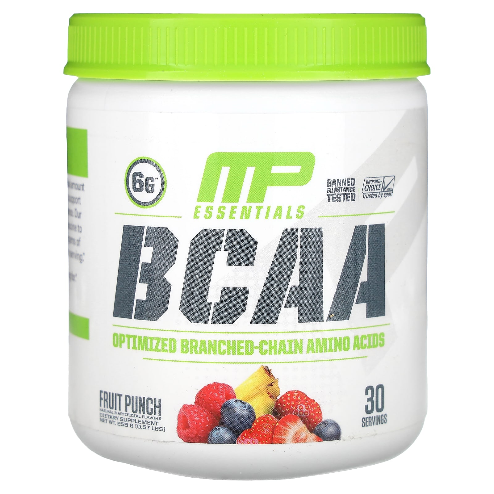 MusclePharm Essentials BCAA со вкусом фруктового пунша 258 г 057 фунта 4790₽
