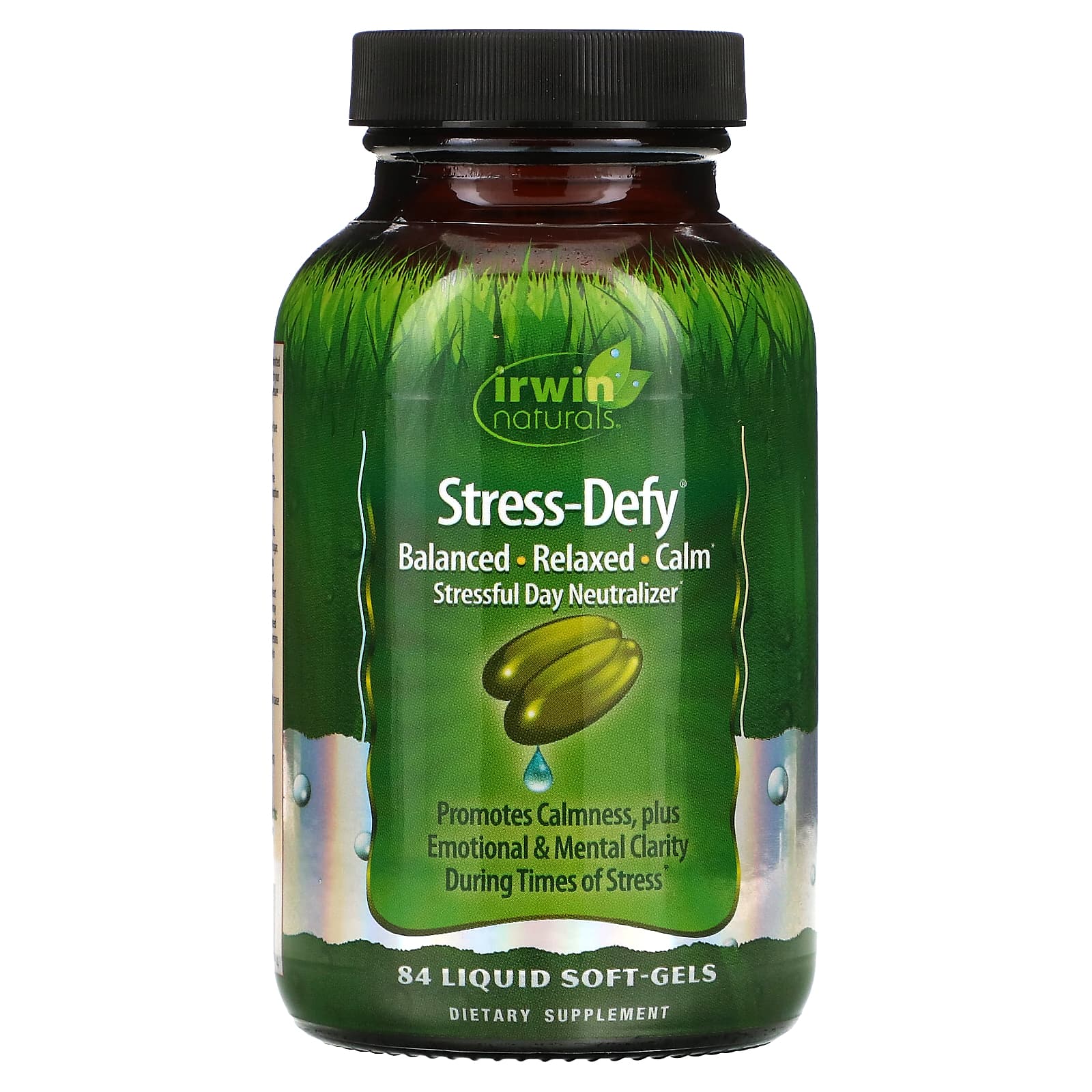 Irwin Naturals Stress-Defy 84 жидких желатиновых капсул 5890₽