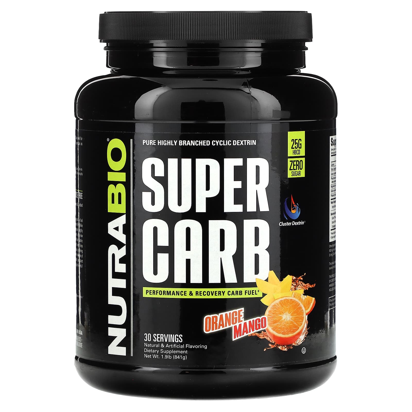 NutraBio Super Carb апельсин и манго 841 г 19 фунта 7590₽
