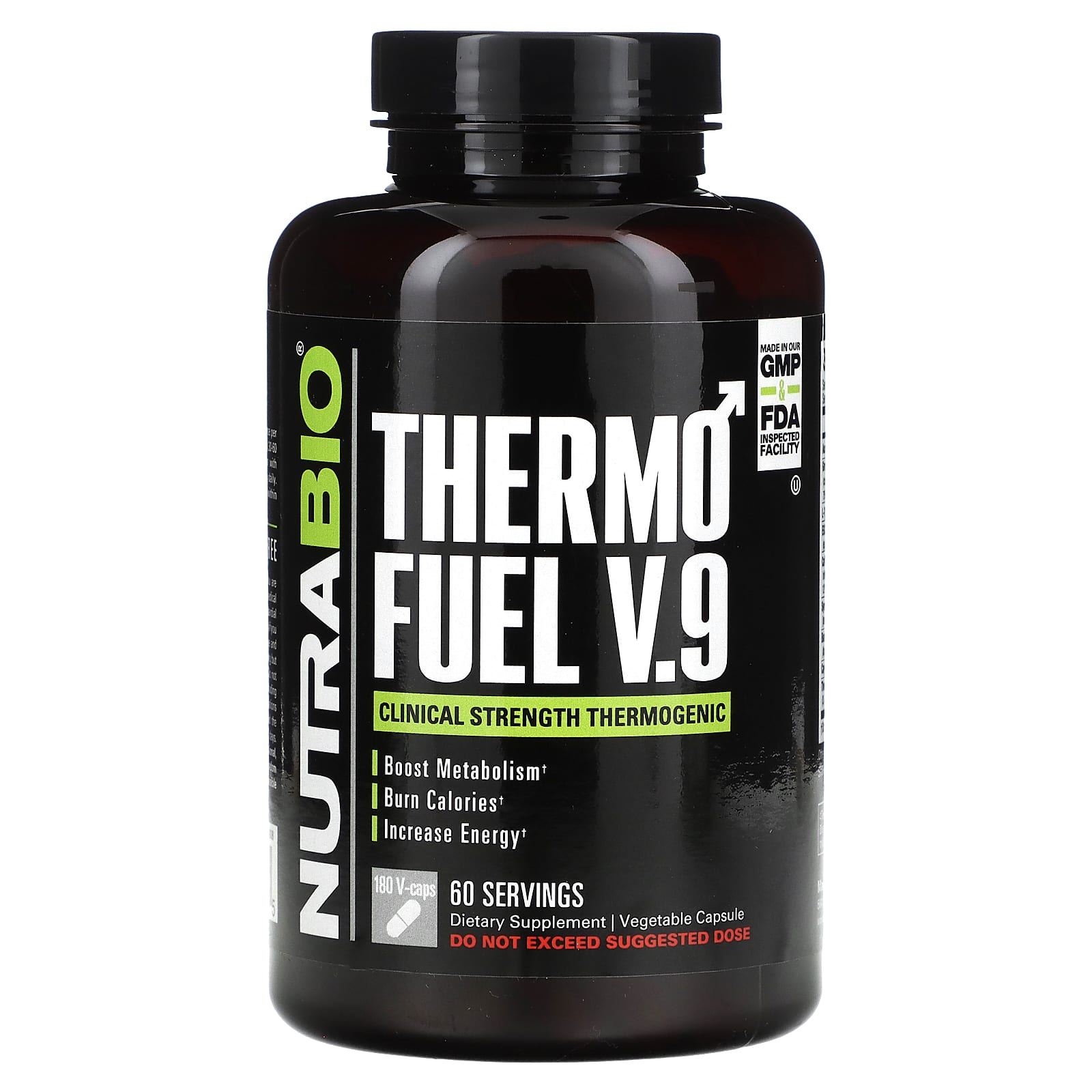 NutraBio ThermoFuel V9 для мужчин 180 капсул 6990₽