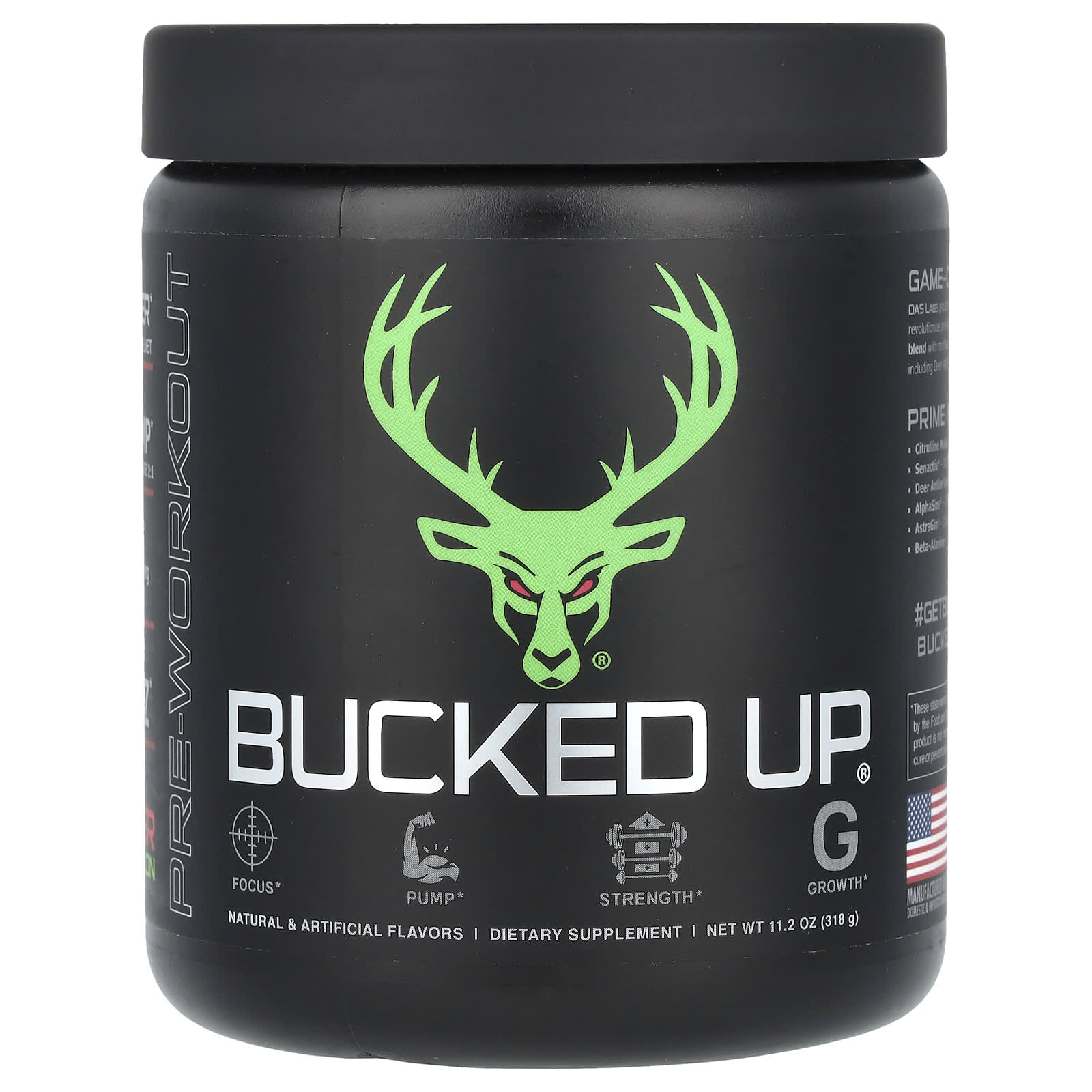 Bucked Up Перед тренировкой арбуз 318 г 112 унции 7390₽