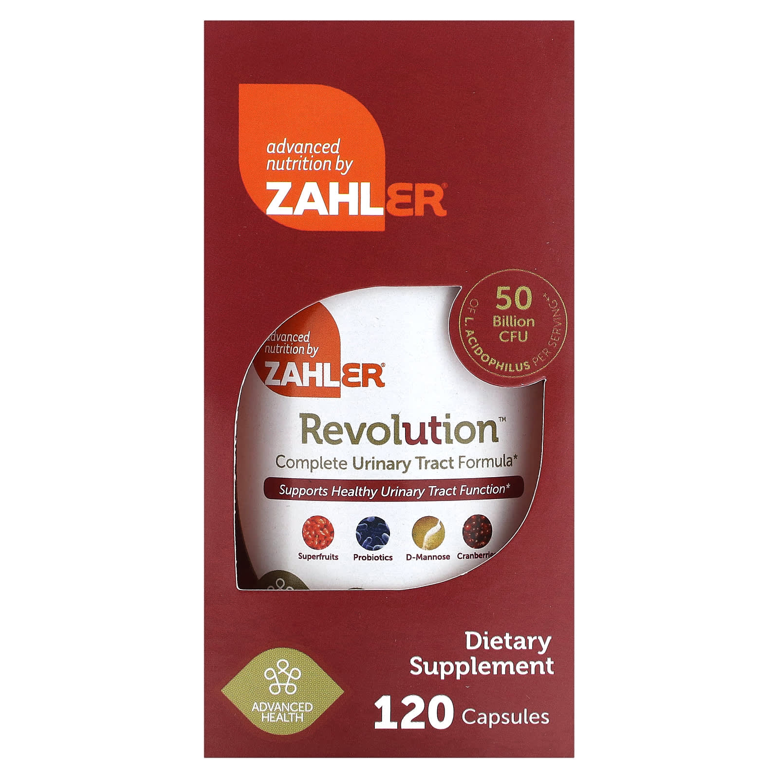 Zahler Revolution комплексная формула для мочевыводящих путей 120 капсул 11090₽